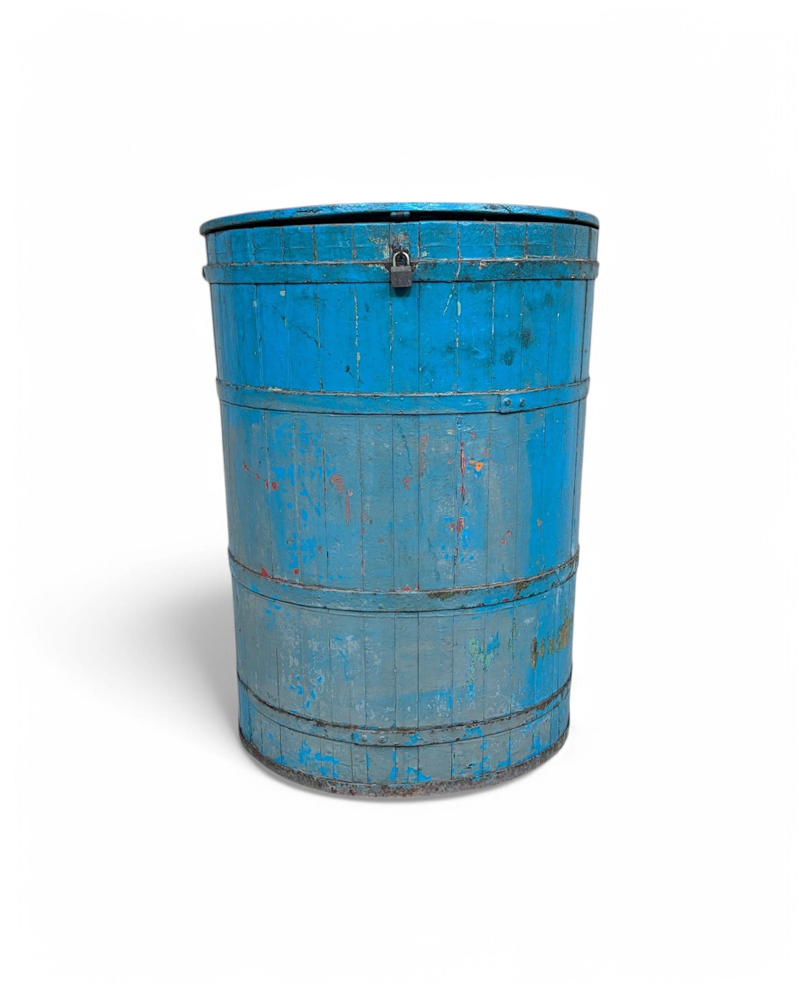 Royal Blue Storage Barrel