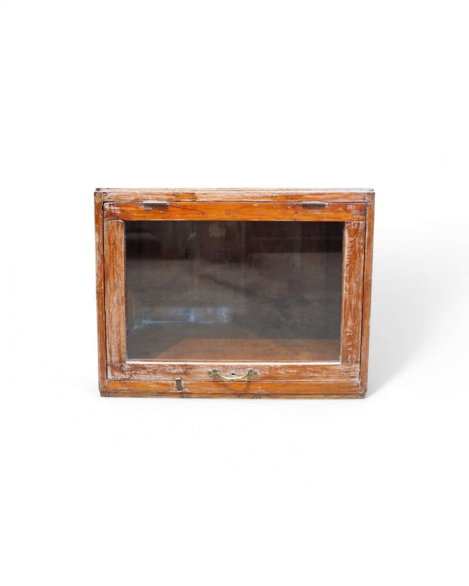 Gujarat Teak Glass Wall Display Cabinet