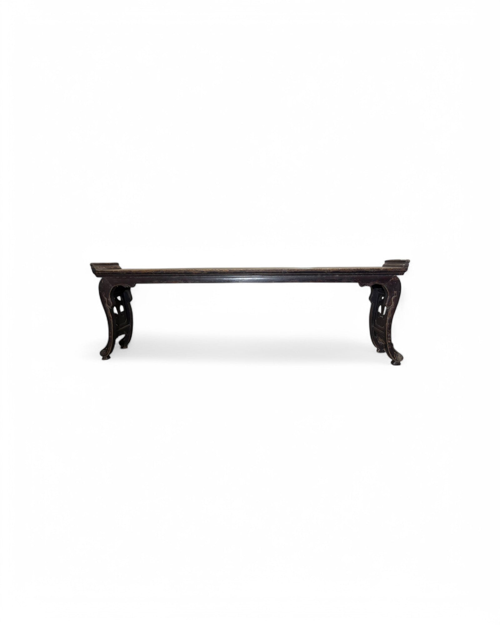 Long Chinese Antique Curved Cabriole Leg Console - Surround Living - 2