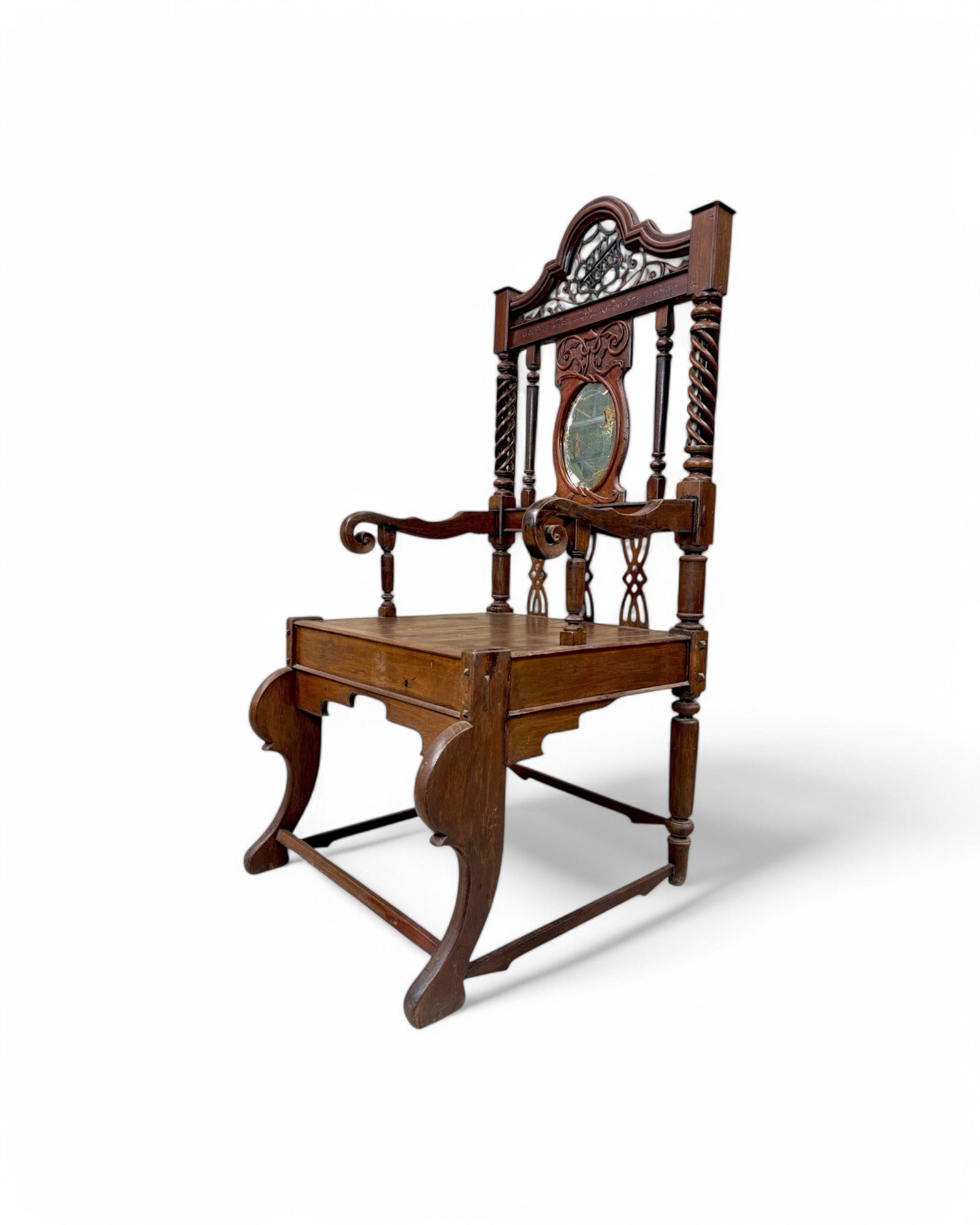 1937 Burmese Colonial King Armchair