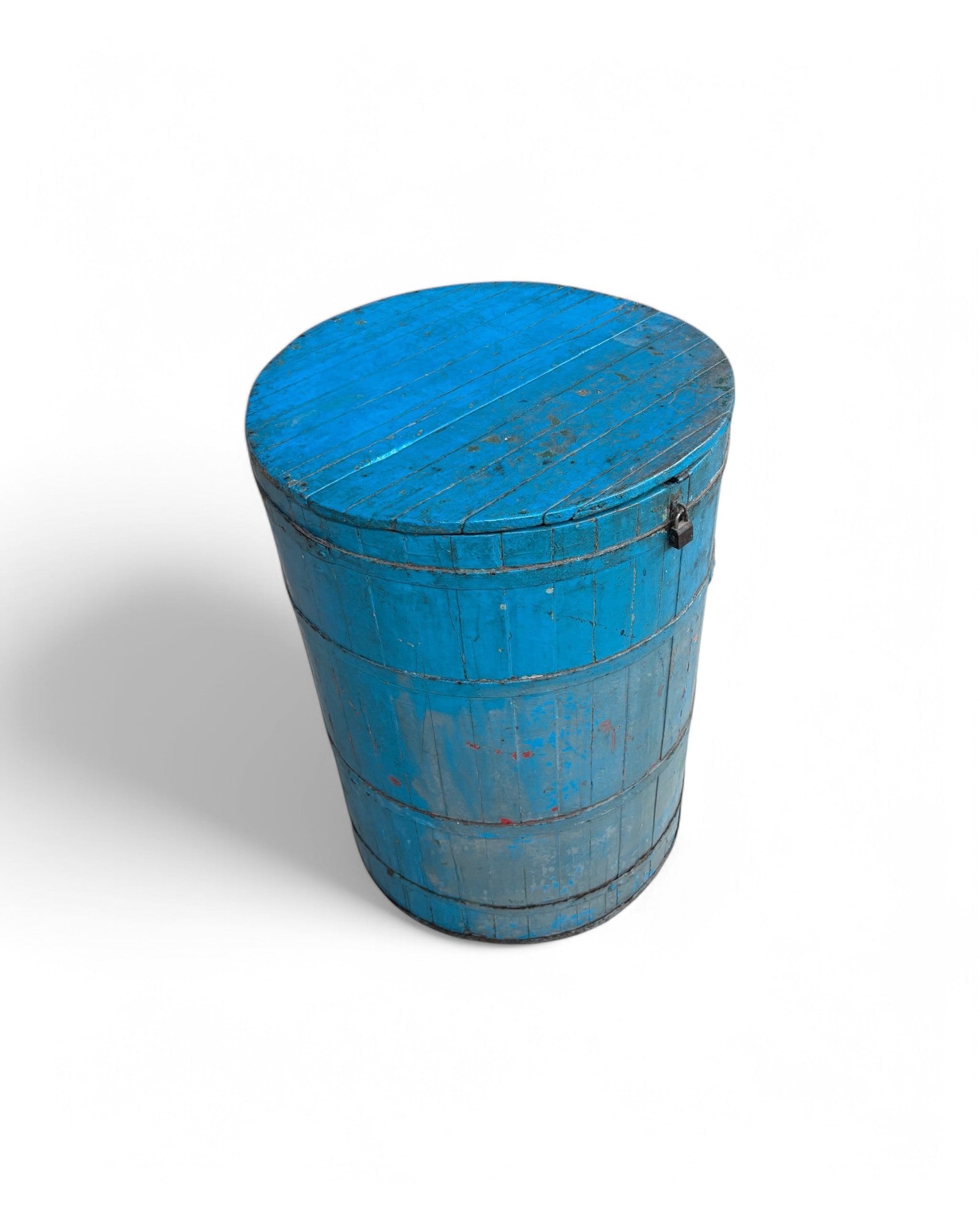 Royal Blue Storage Barrel