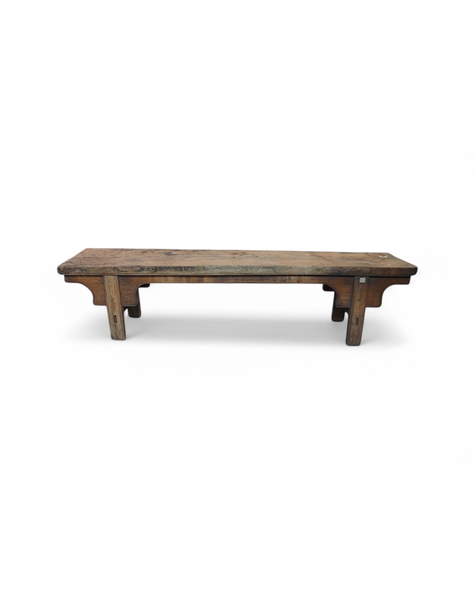 Qing Antique ChunDeng Elm Wood Long Bench