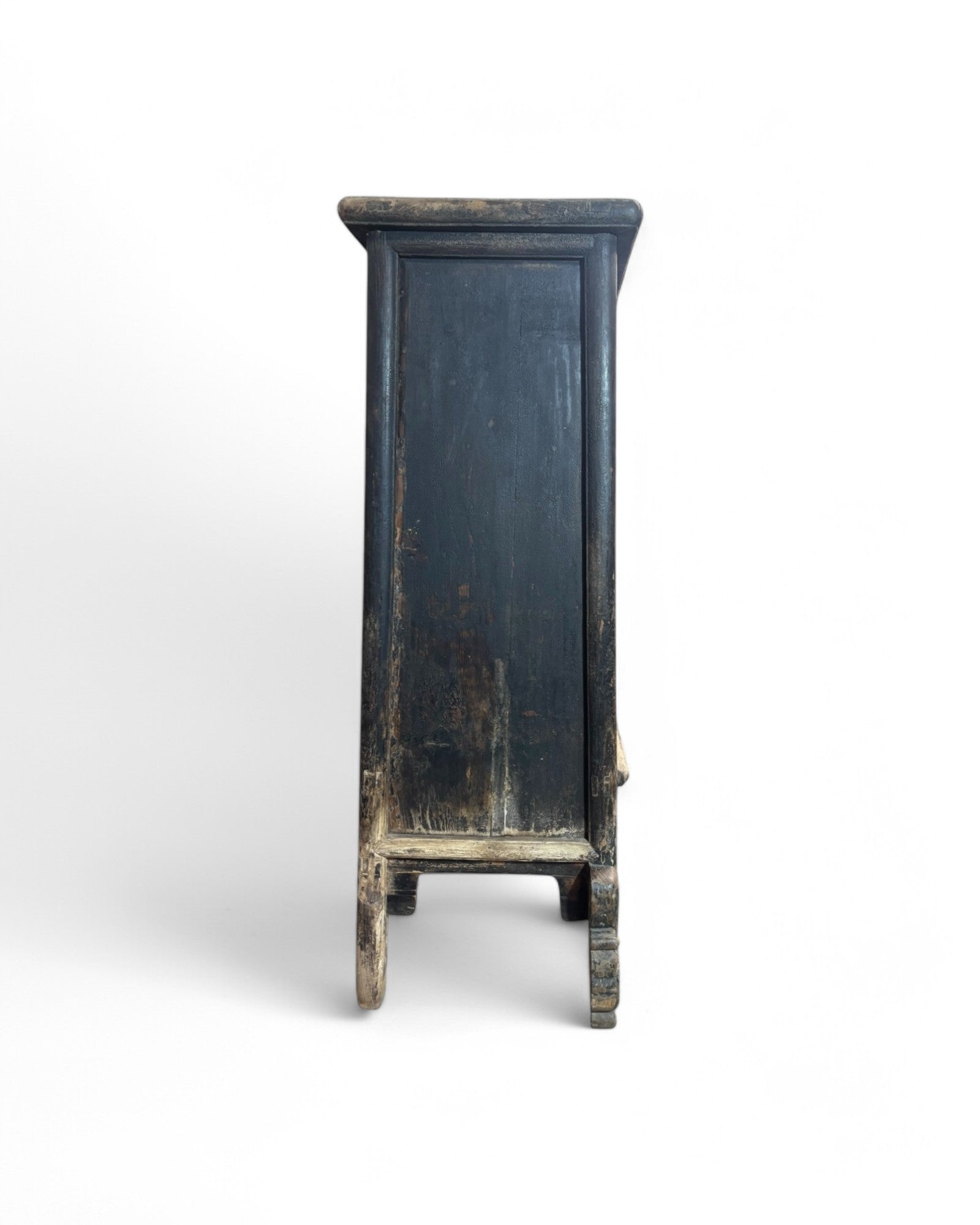 19th Century Antique Chinese Teak Folding Door Cabinet