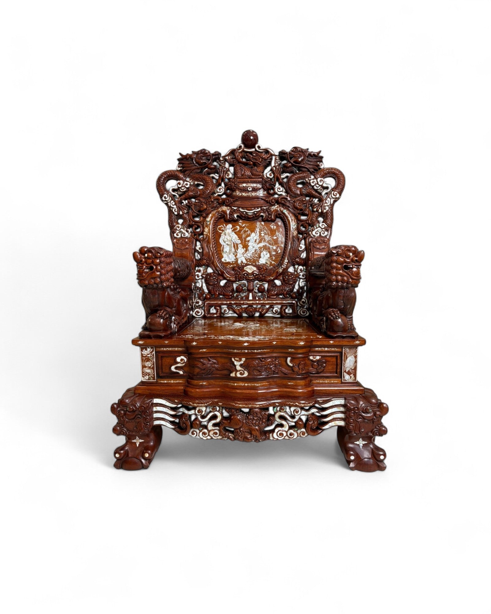 Traditional Chinese Grand Ming Armchair - Reproduction