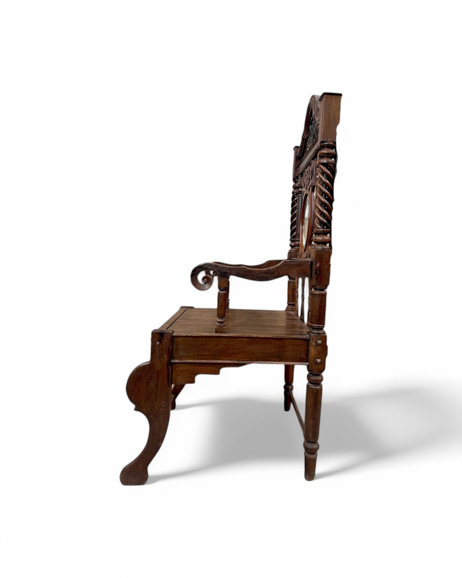1937 Burmese Colonial King Armchair