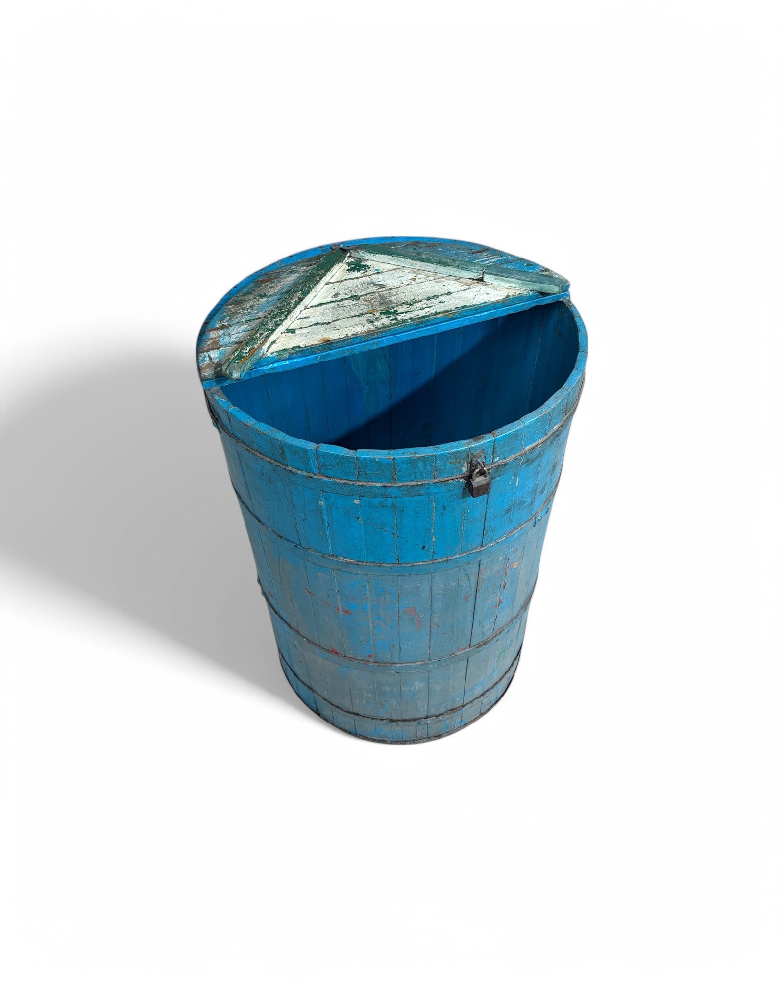 Royal Blue Storage Barrel