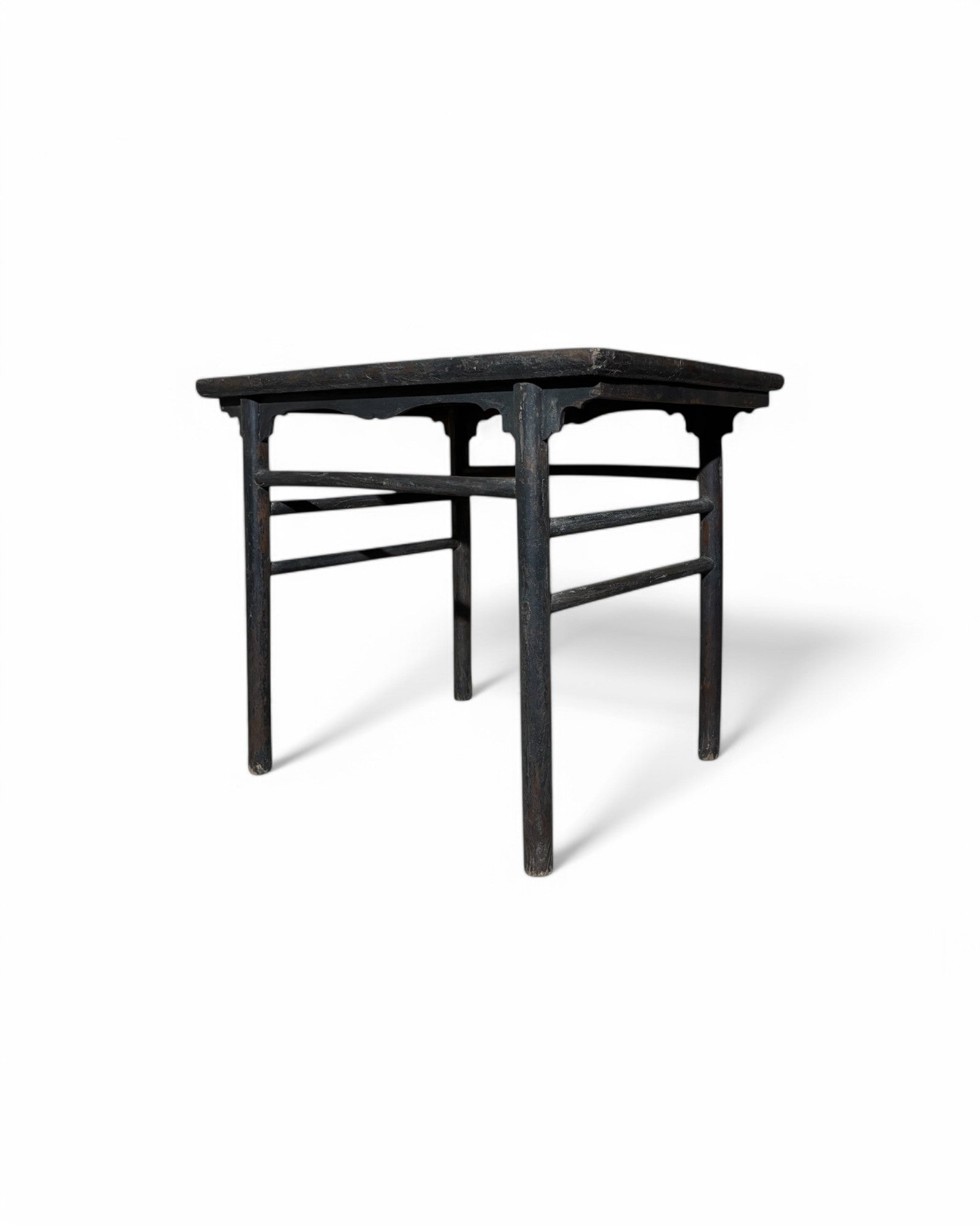Antique Distressed Black Indo - Chinese Kitchen Table - Surround Living - 5