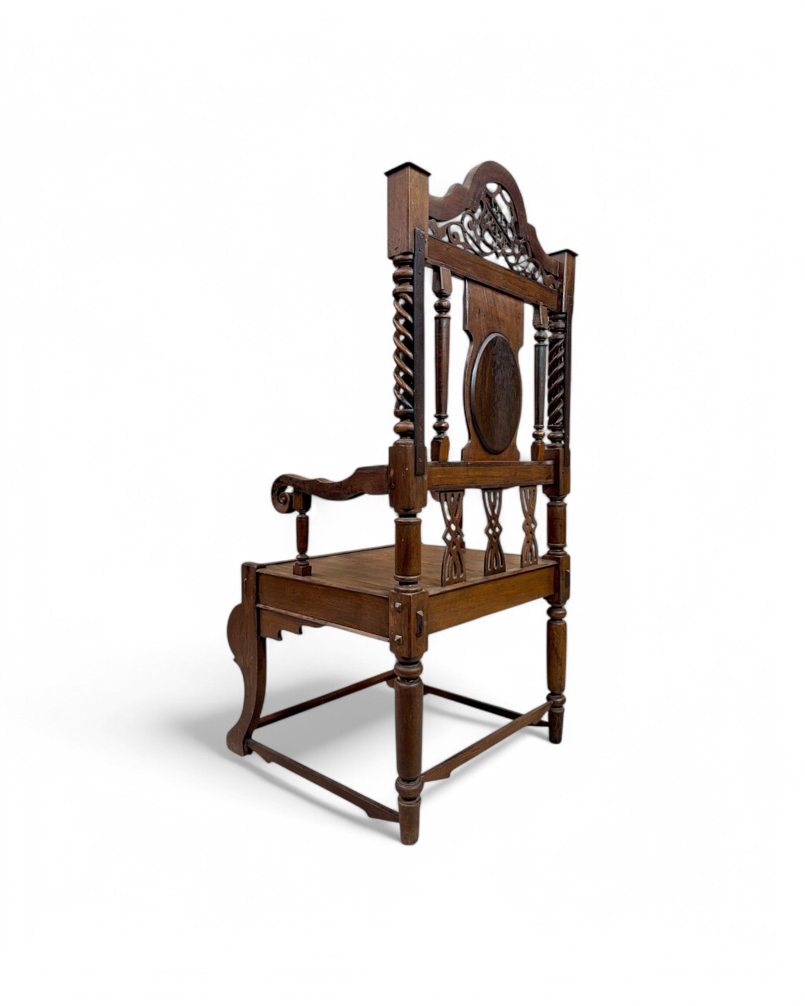 1937 Burmese Colonial King Armchair