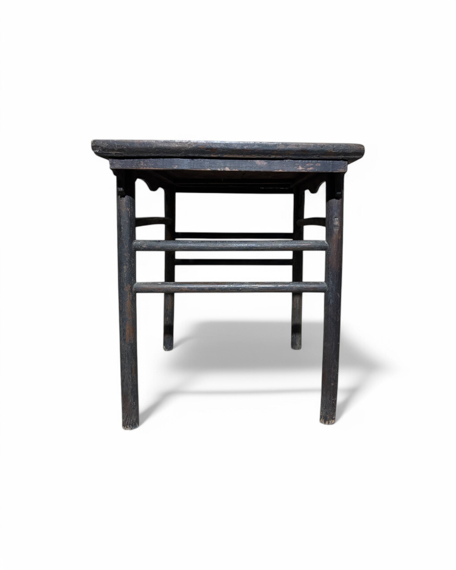 Antique Distressed Black Indo - Chinese Kitchen Table - Surround Living - 6