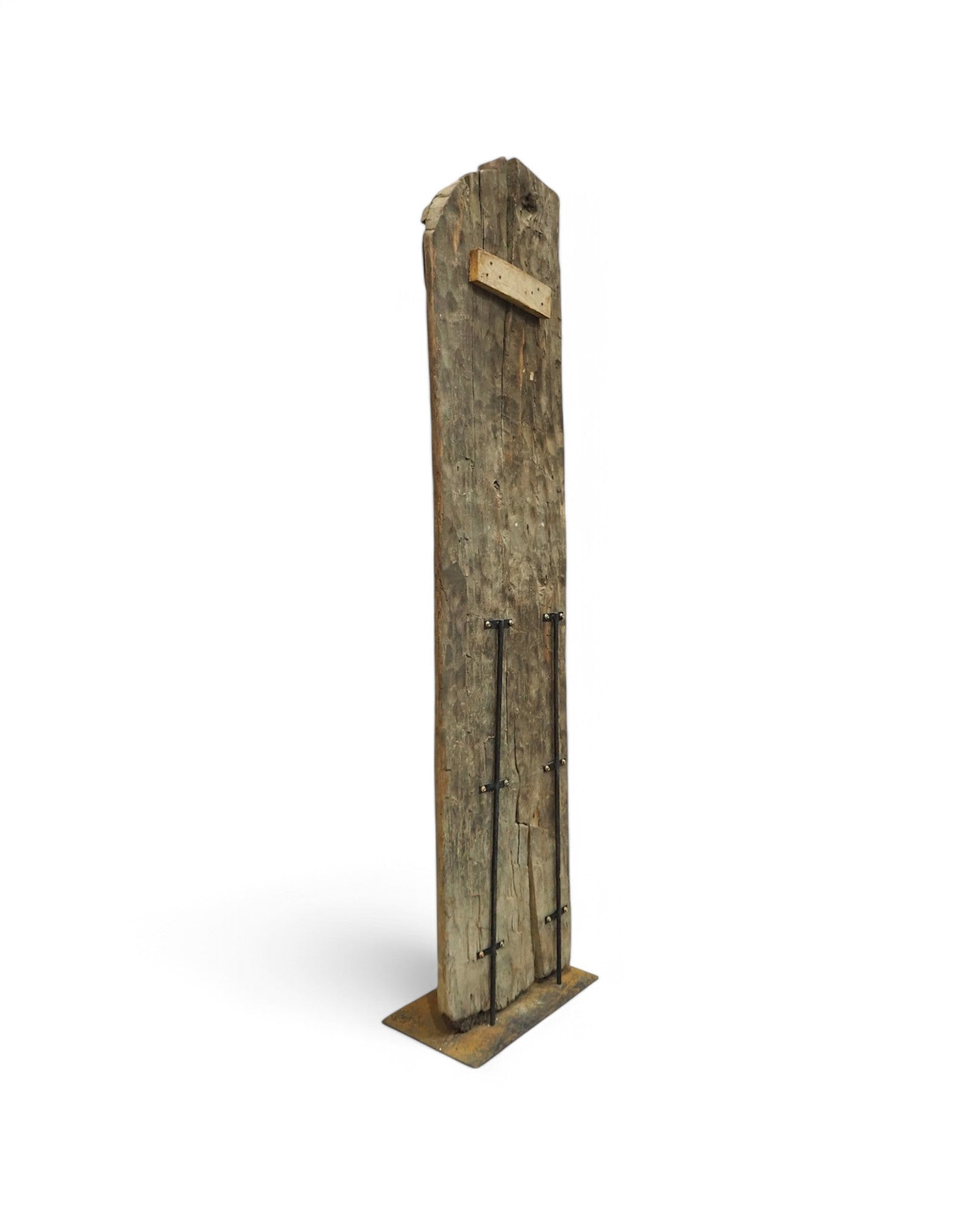 1920s Nagaland Buffalo Hand Carved Panel