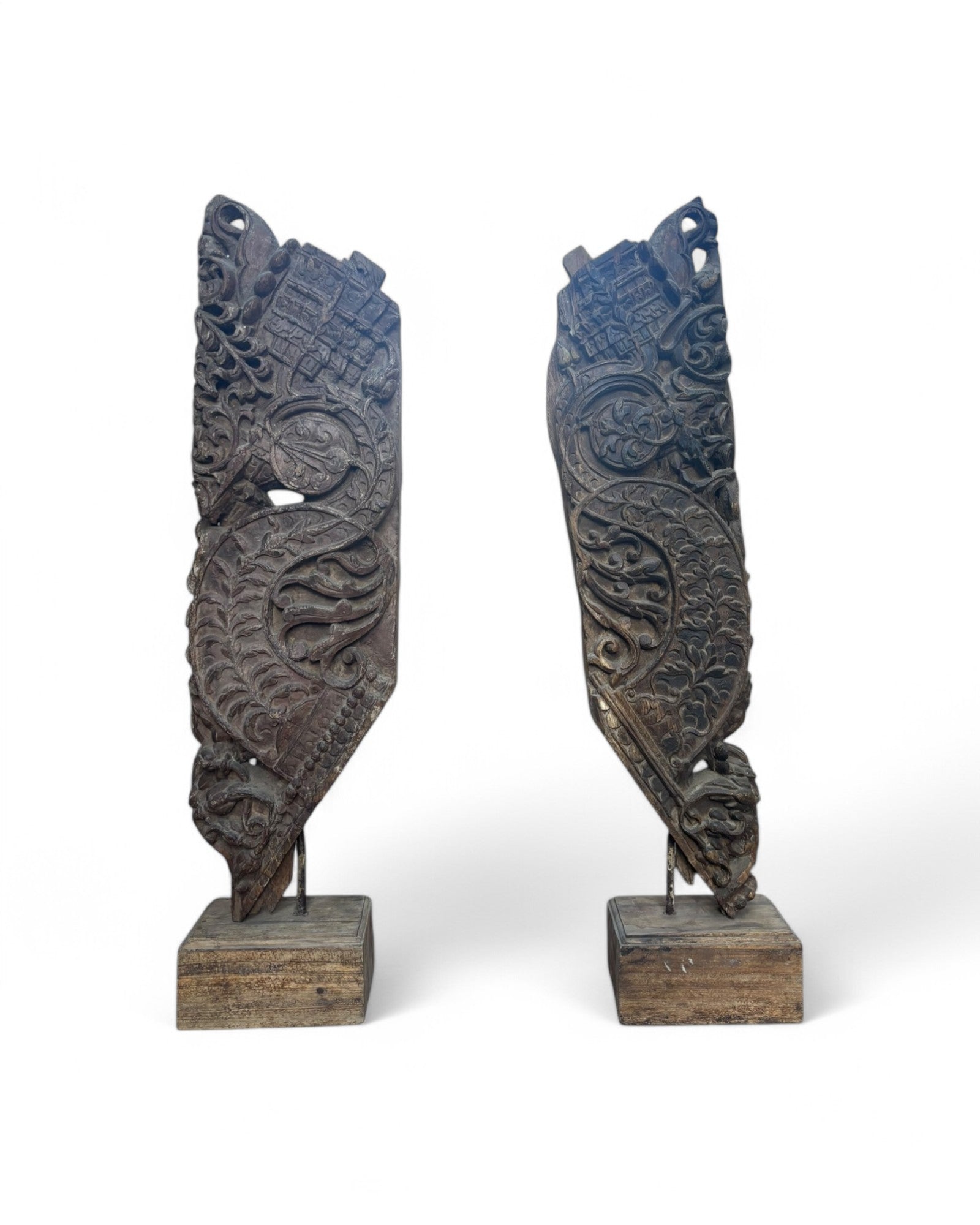 Carved Wooden Indian Ornate Bracket