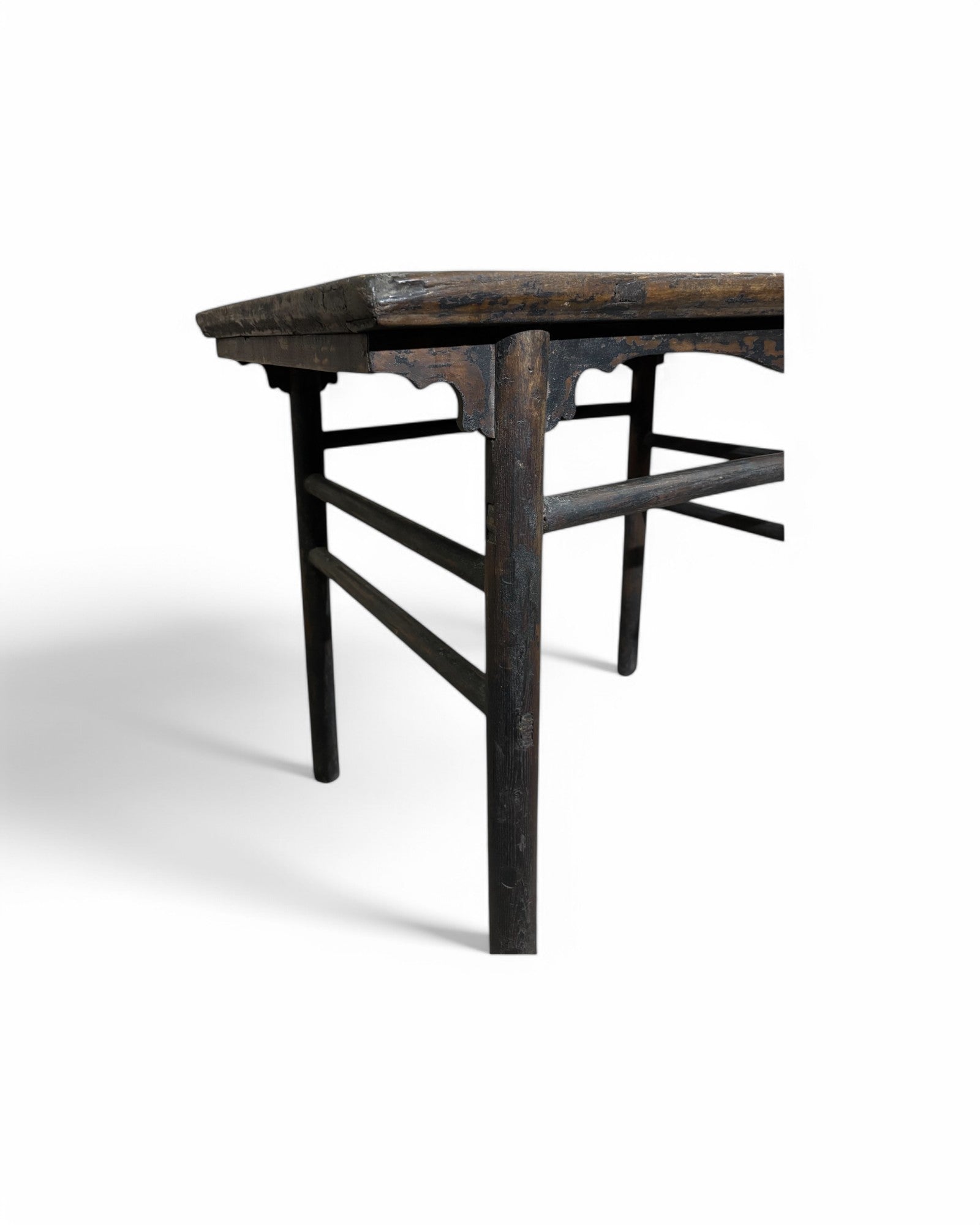 Antique Distressed Black Indo - Chinese Kitchen Table - Surround Living - 7