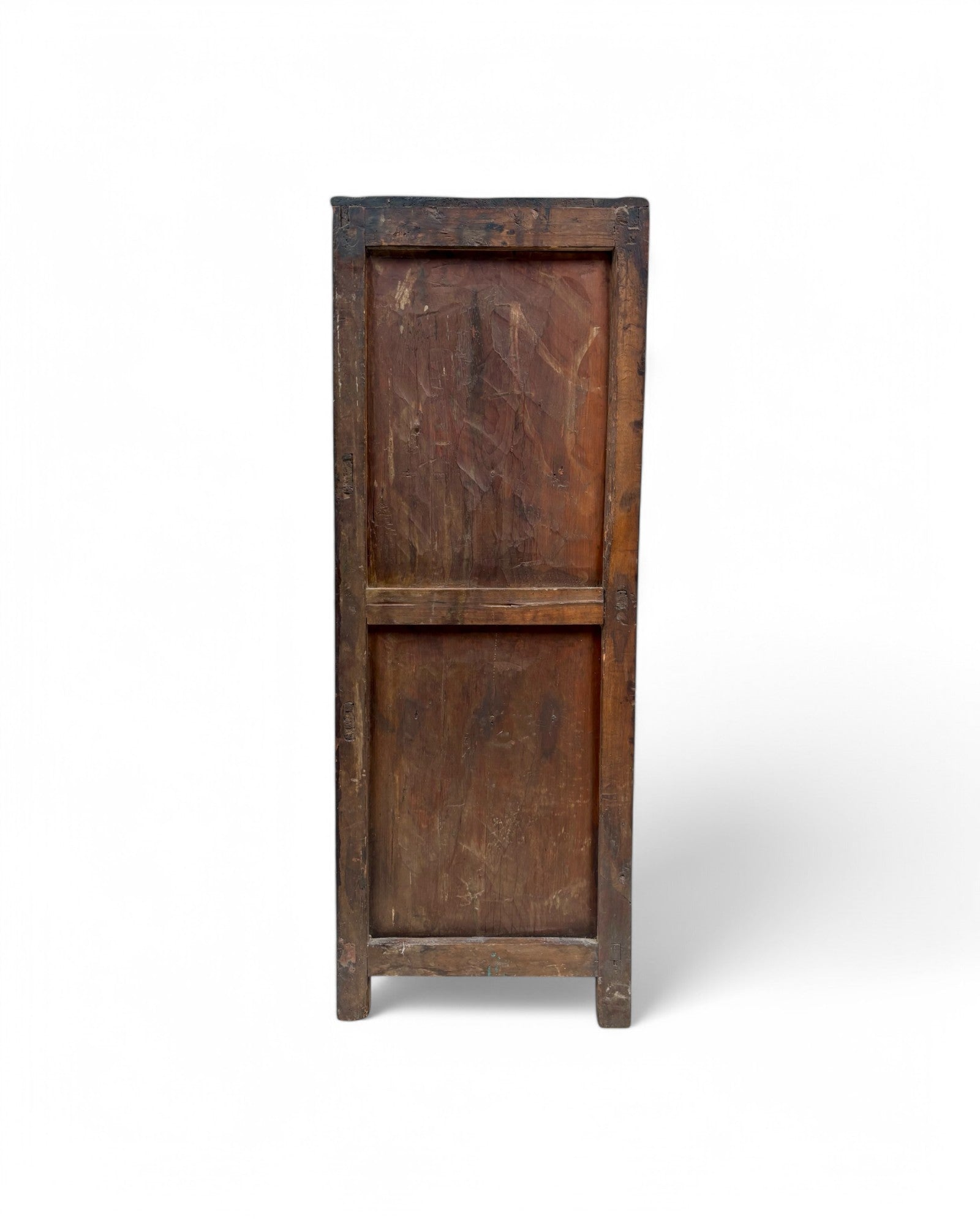 Tibetan Autumn Forest Brush Textured Antique Buffet