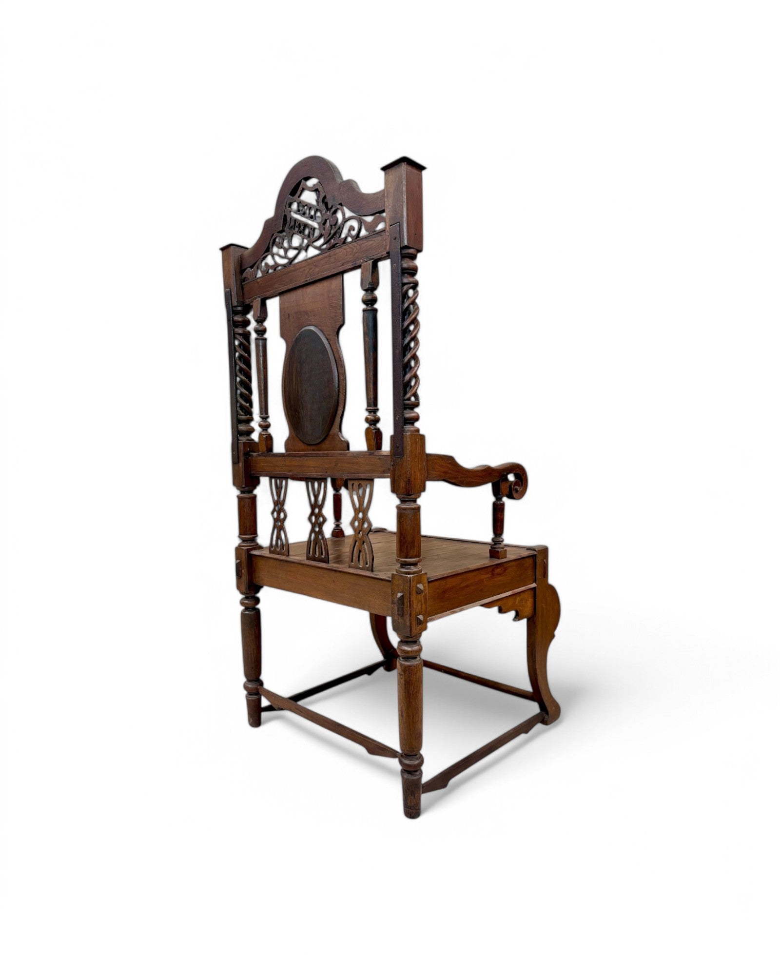 1937 Burmese Colonial King Armchair