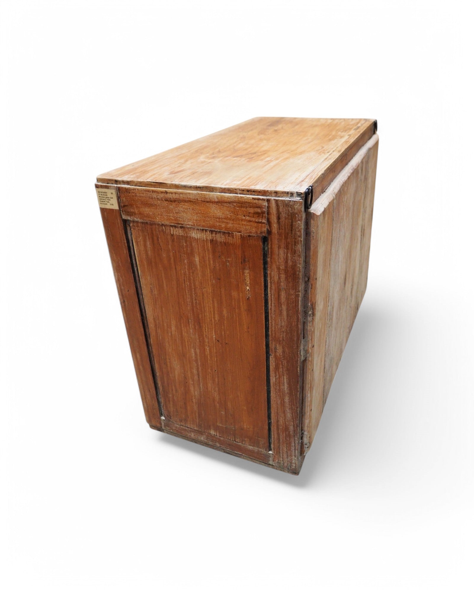 Gujarat Teak Glass Wall Display Cabinet