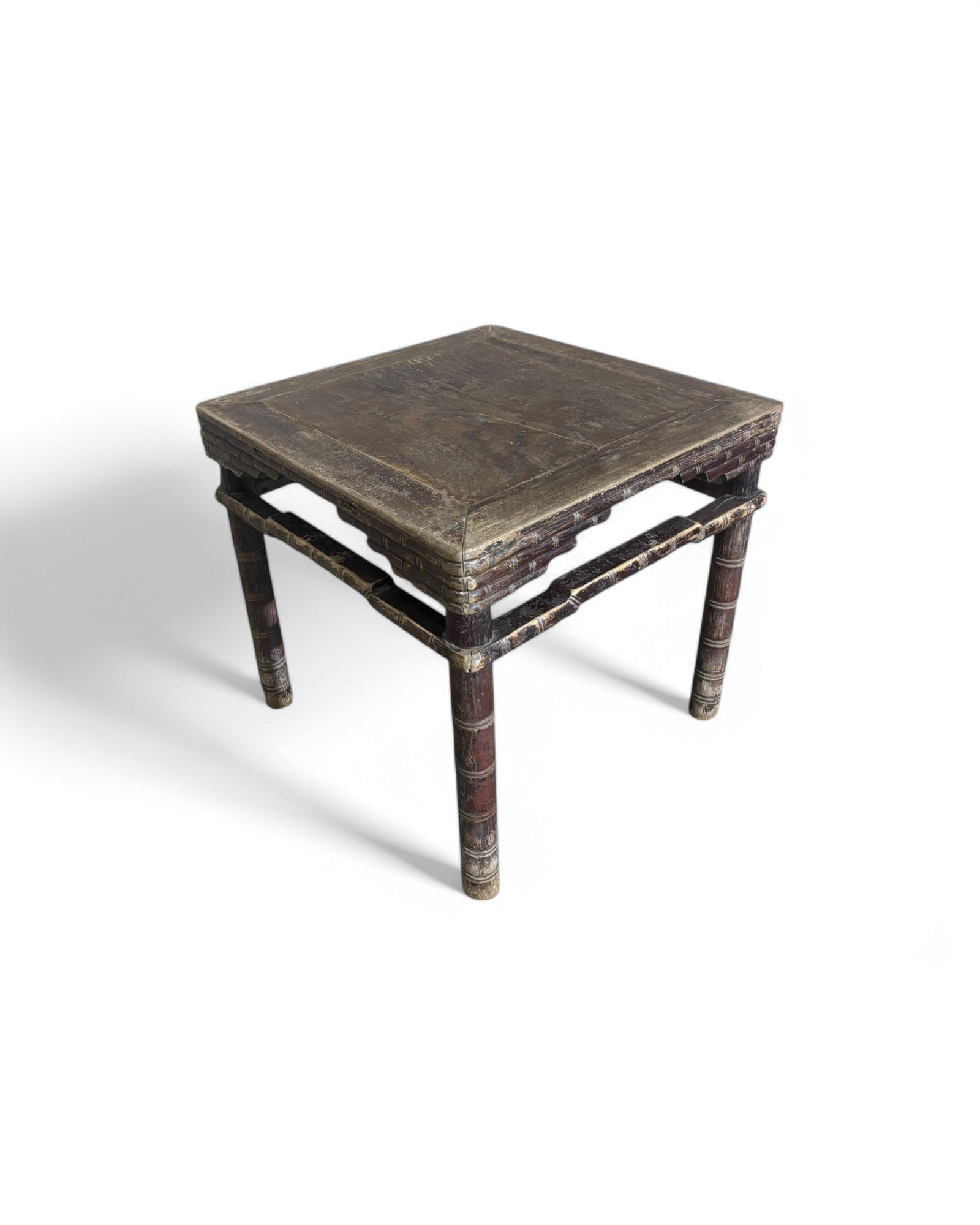 Bamboo Patterned Oriental Antique Sidetable - Surround Living - 3