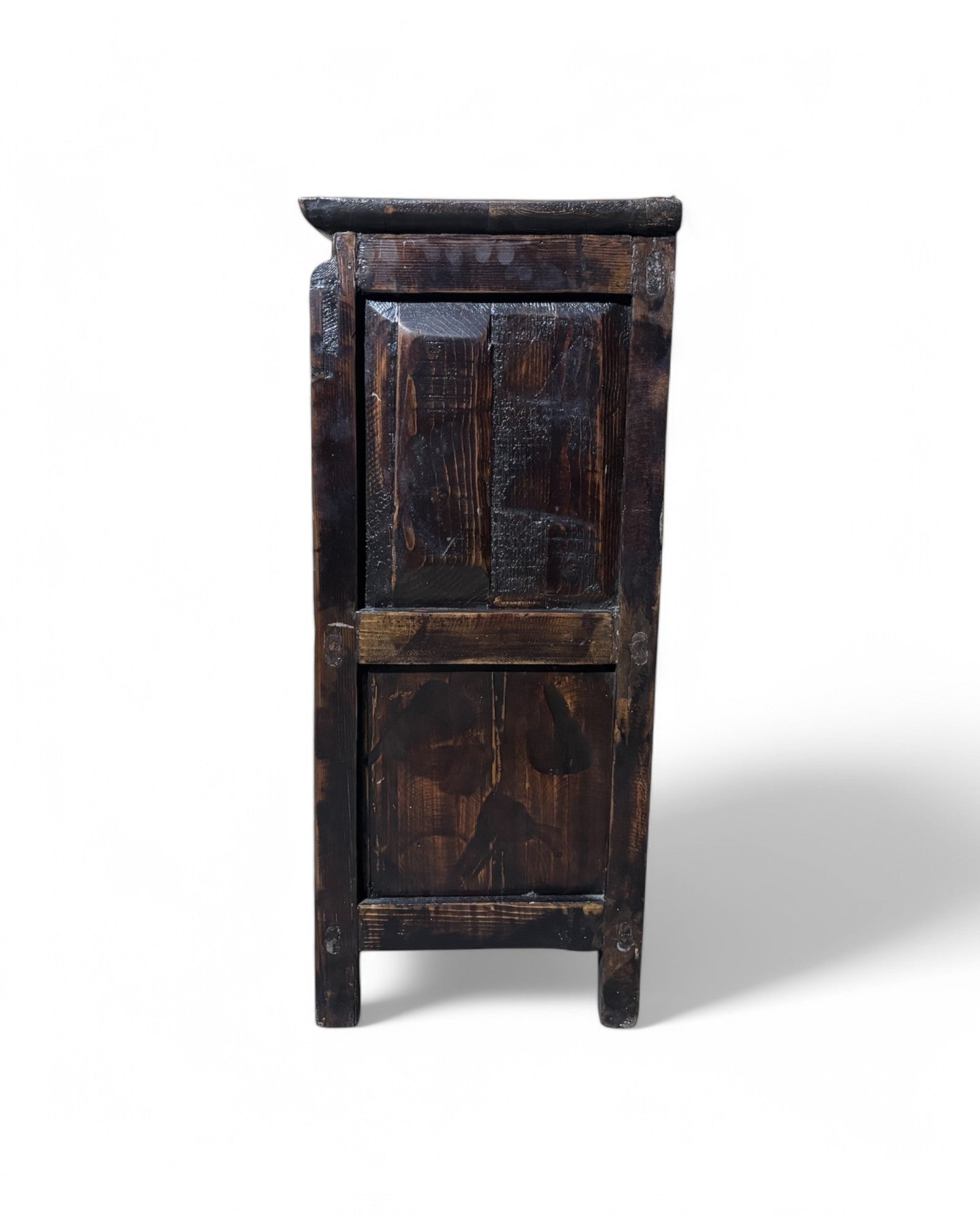 Antique Tibetan Floral Mini Sideboard