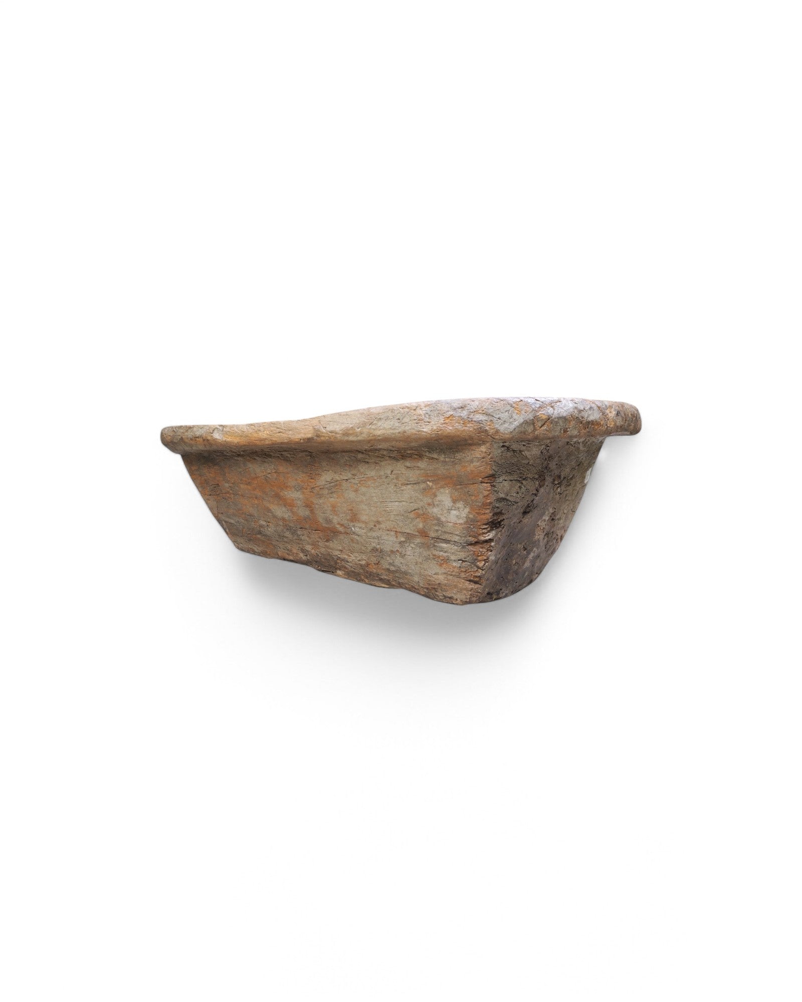 Antique Indian Wooden Rice Grinder 1920s