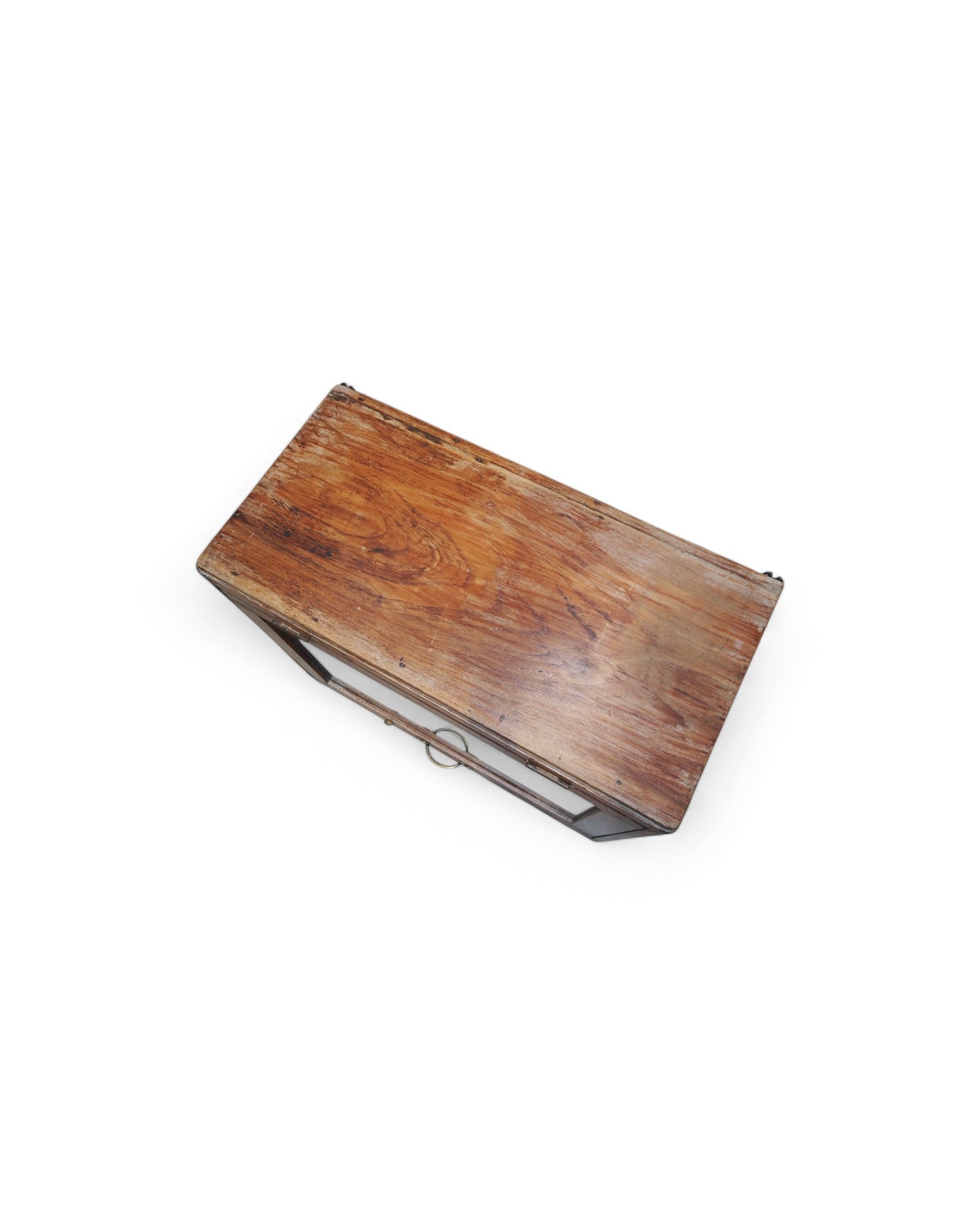 Gujarat Teak Glass Wall Display Cabinet