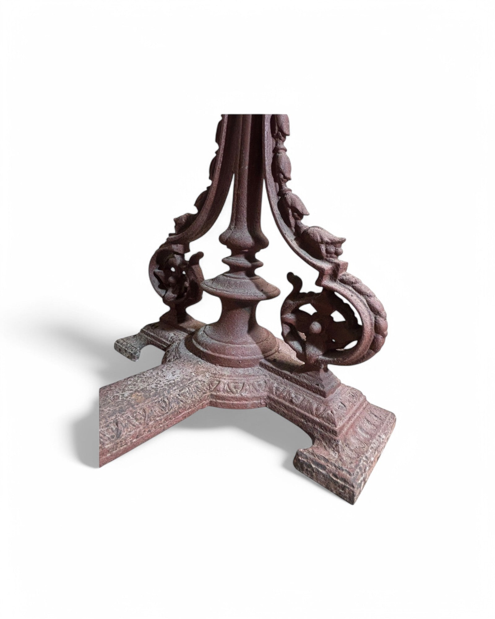 Anglo - Indian Outdoor Traditional Steel Table with Marble Top - Surround Living - 10