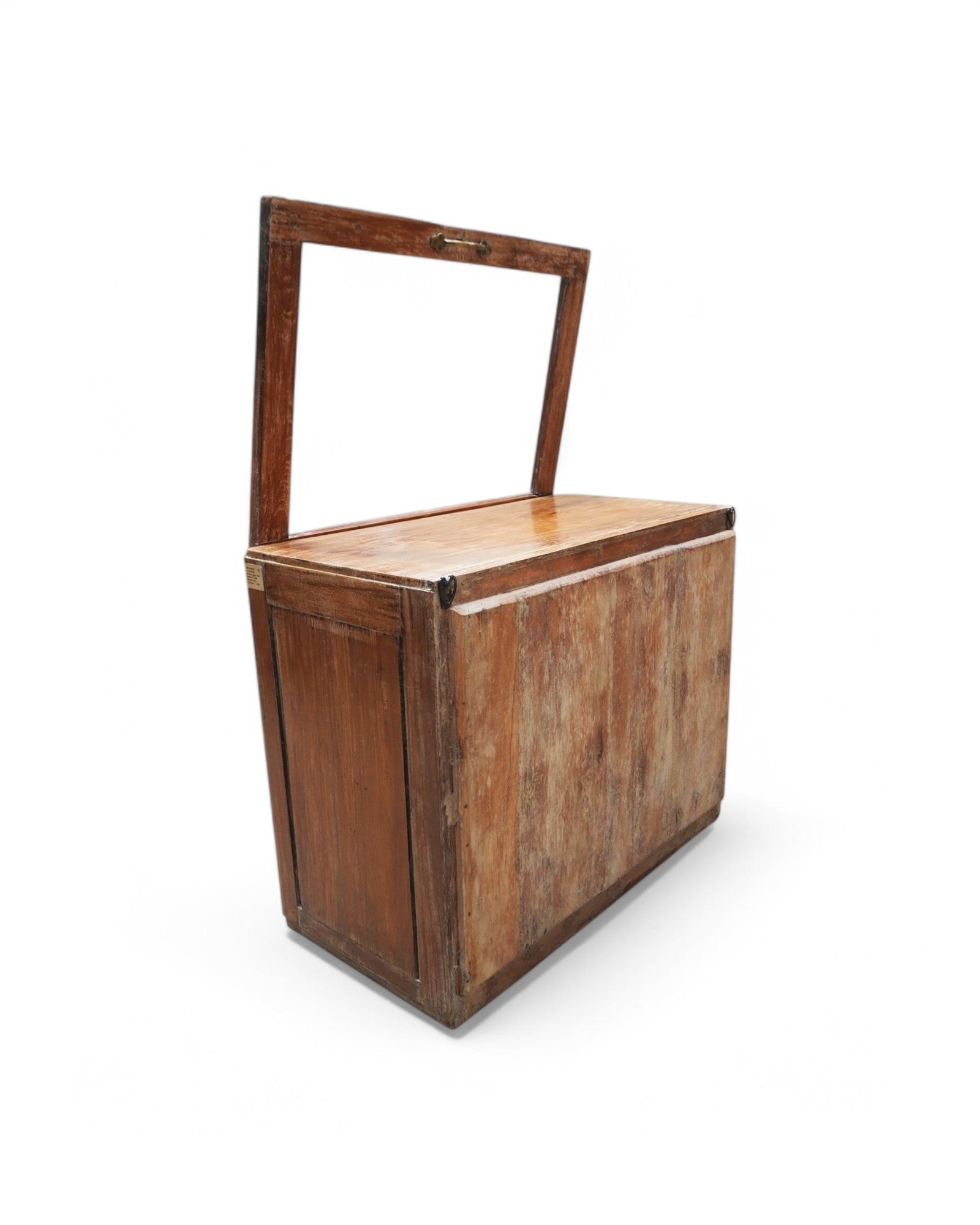 Gujarat Teak Glass Wall Display Cabinet