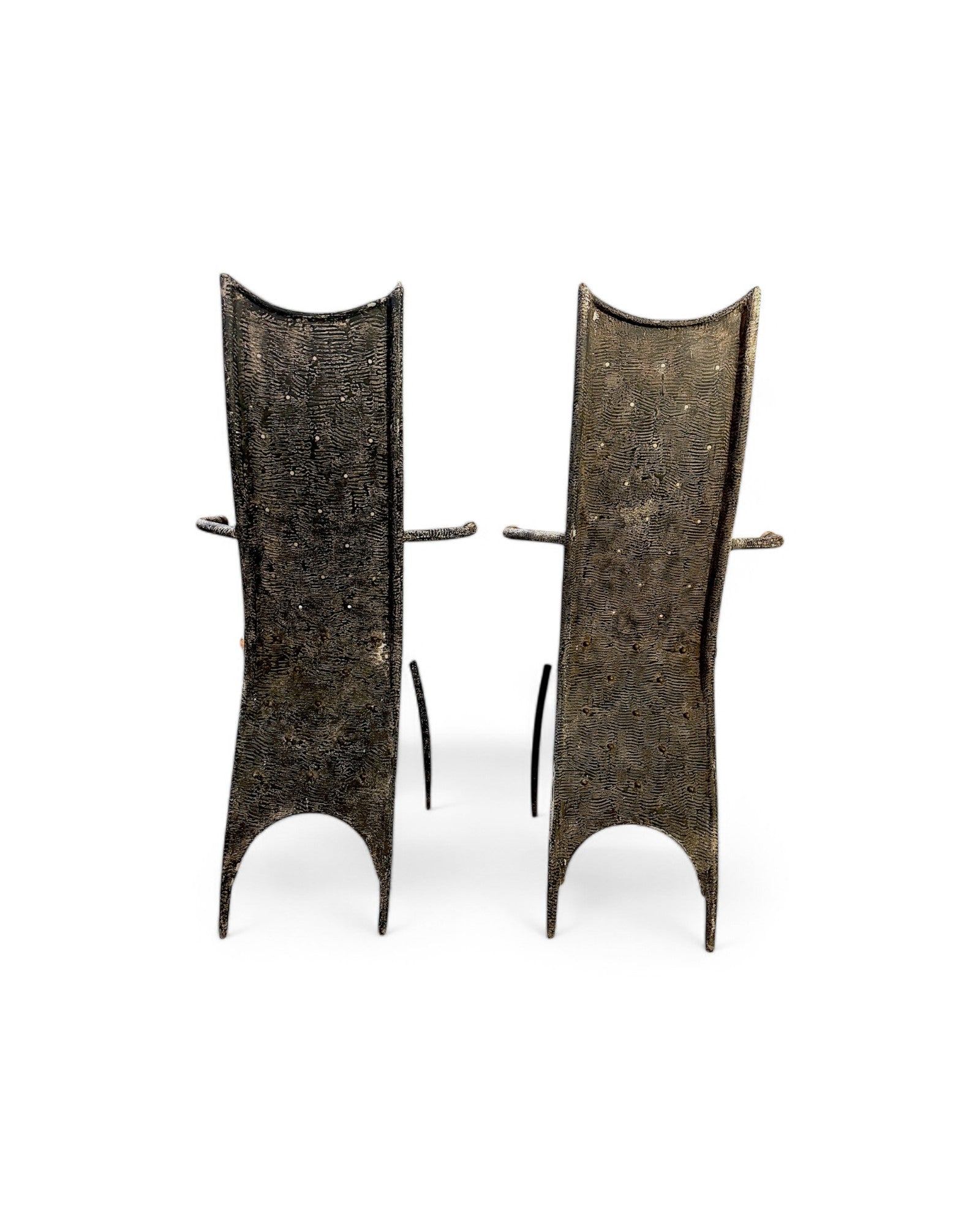 Parisian Curved Textured Dining Chair - Set of 4