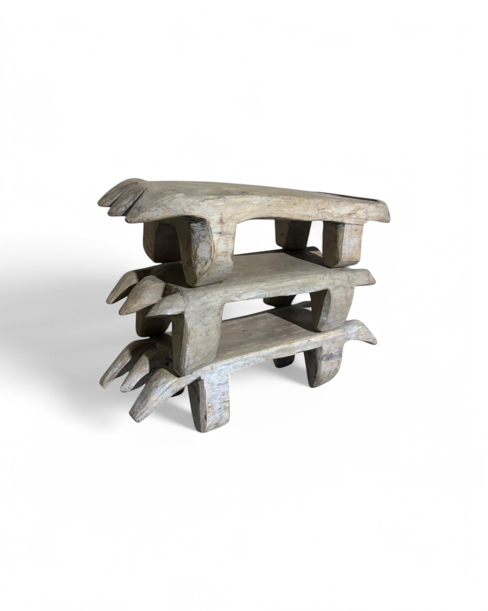 Claw Carved Ornamental Elmwood Ornament