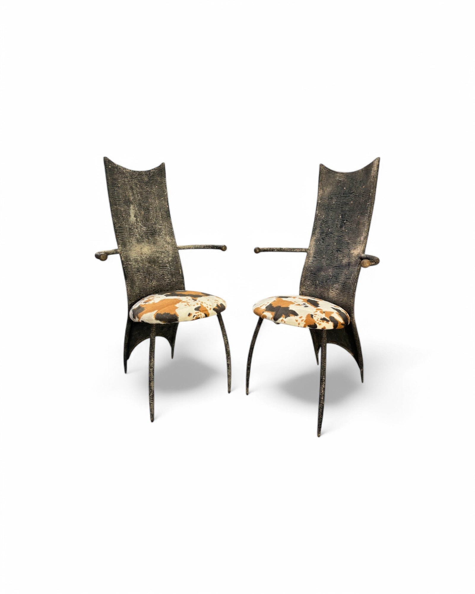 Parisian Curved Textured Dining Chair - Set of 4