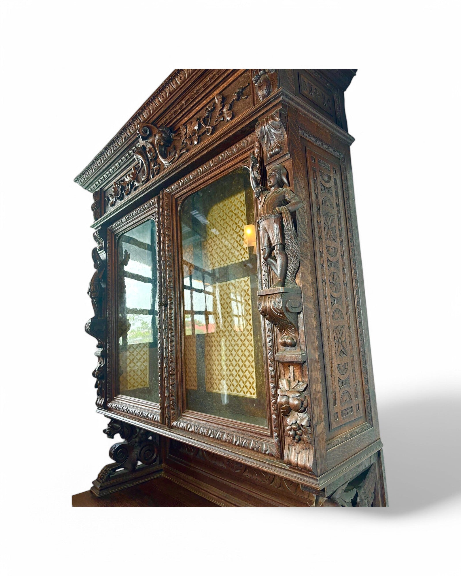 Rennaisance Carved Antique Dresser/Cabinet