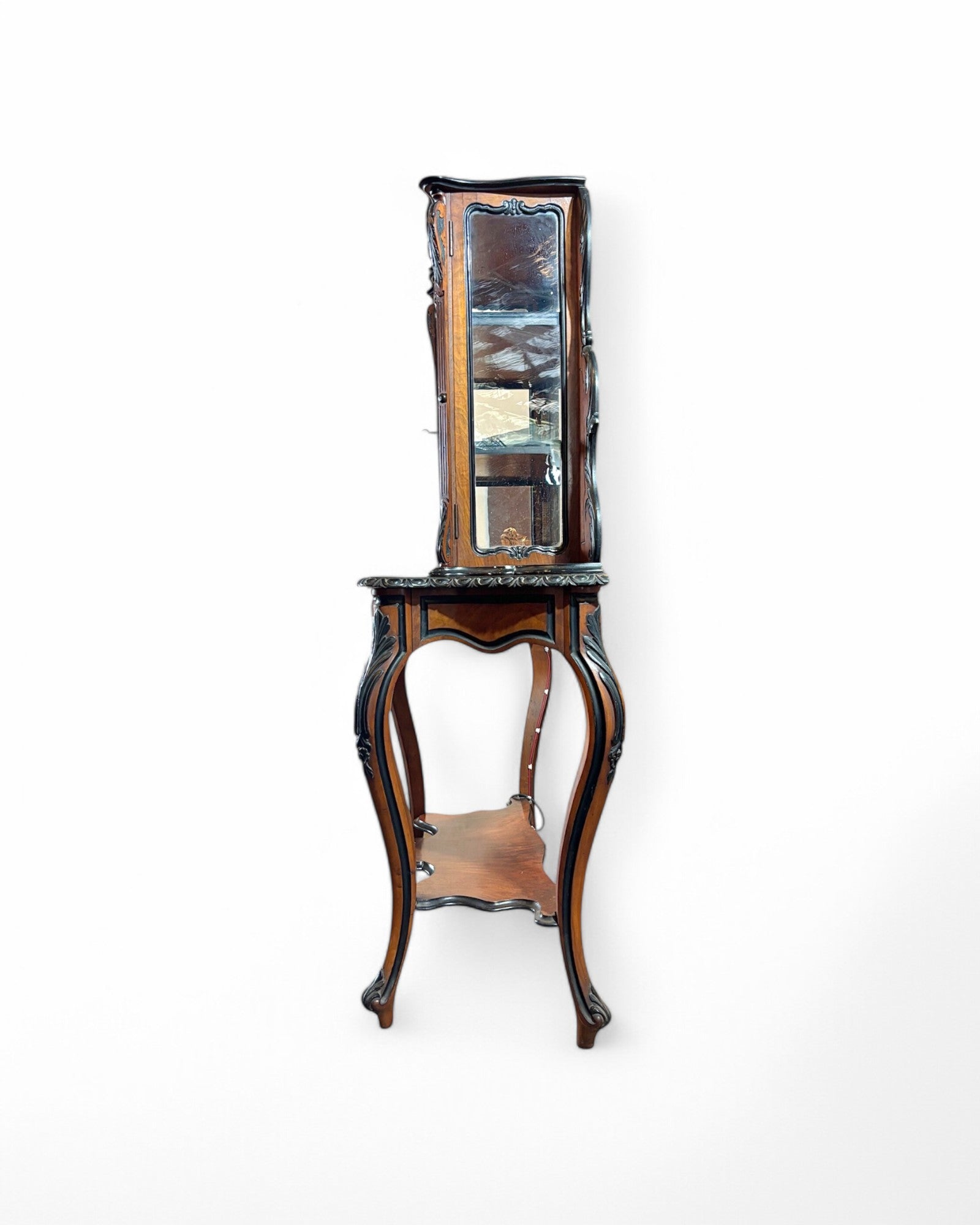 Victorian Burr Walnut Bonheur De Jour Writing Desk