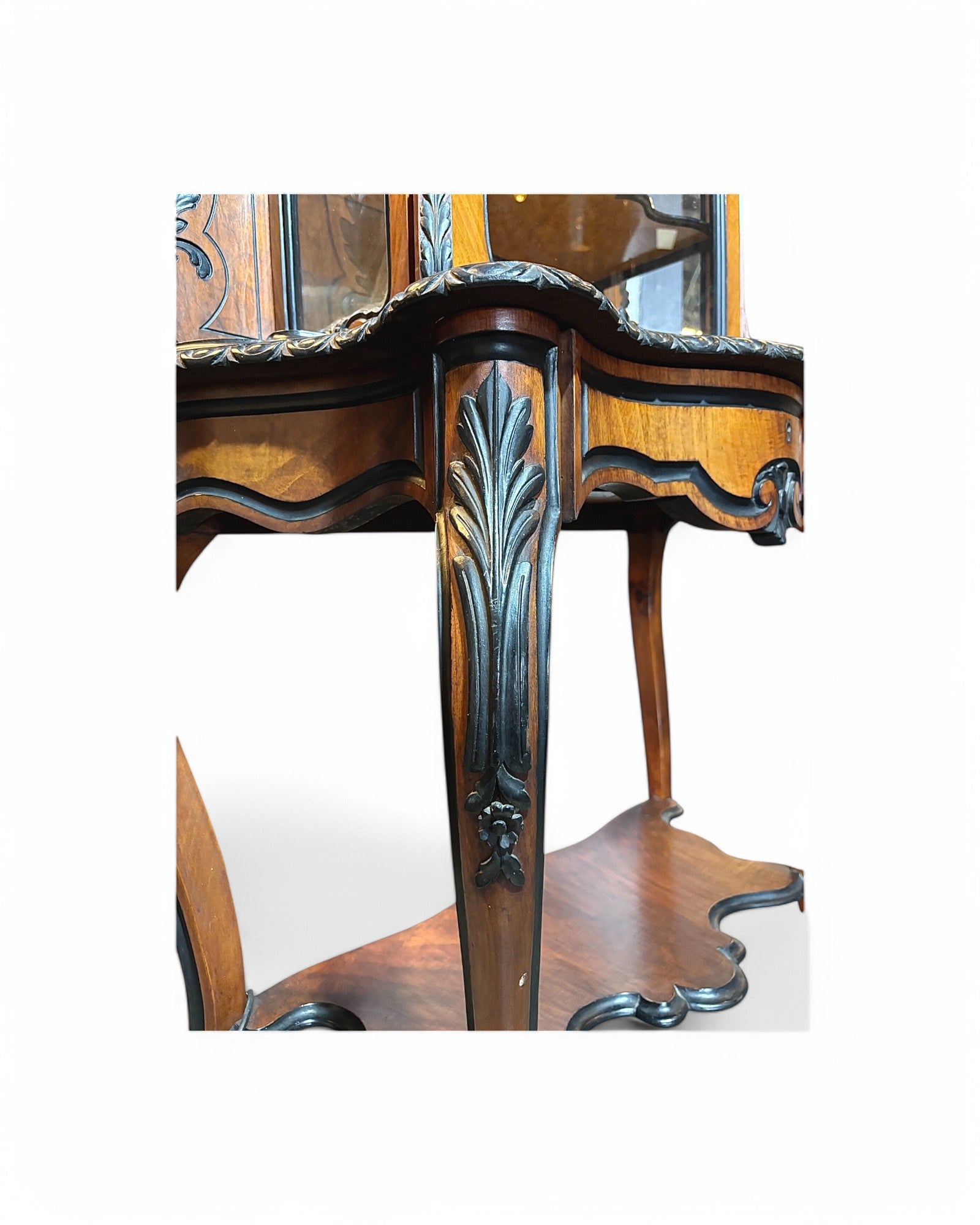 Victorian Burr Walnut Bonheur De Jour Writing Desk