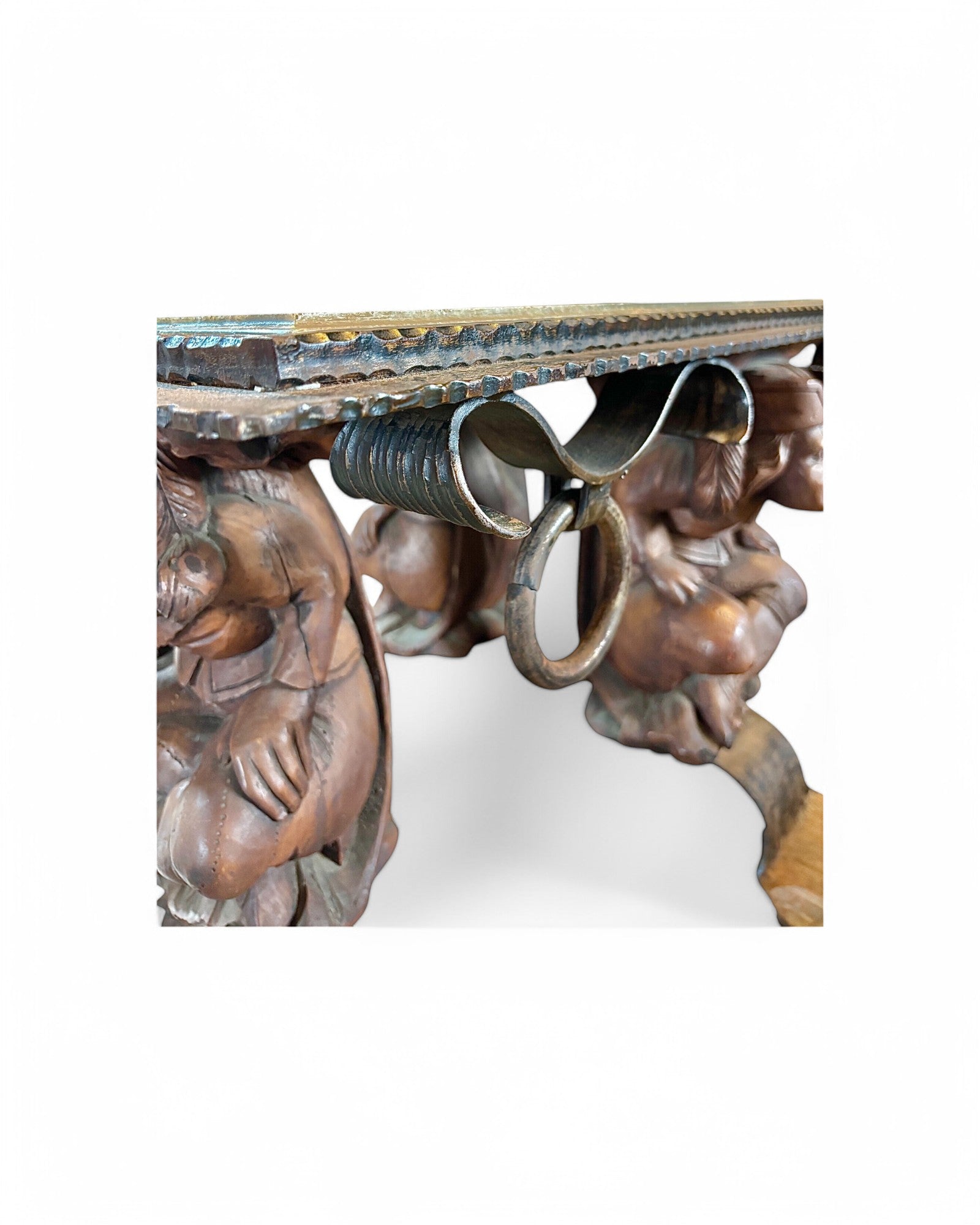 Jean-Maurice Rothschild Coffee Table, Circa 1950, Pine Marble Top