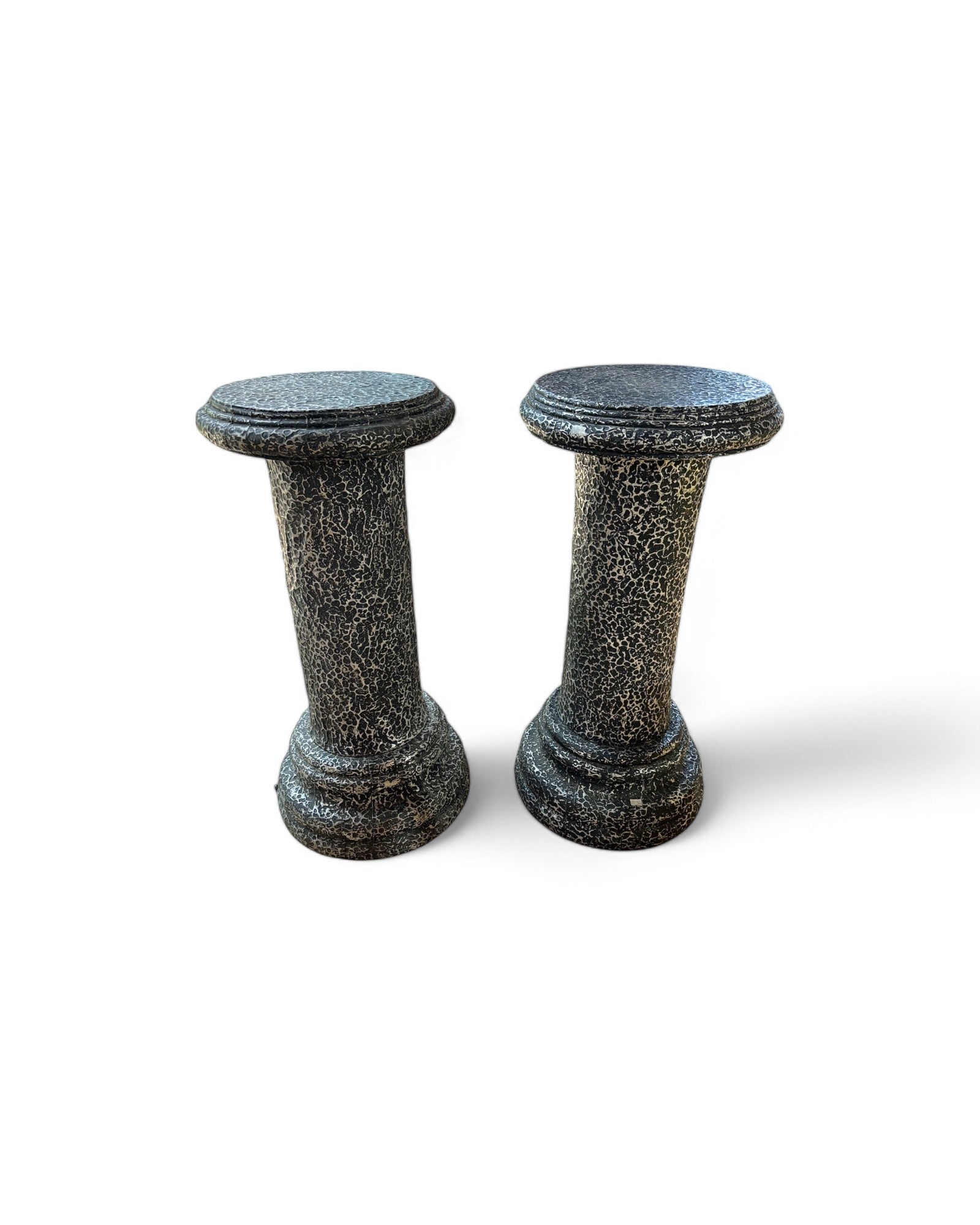 Hammered Pedestool - Set of 2