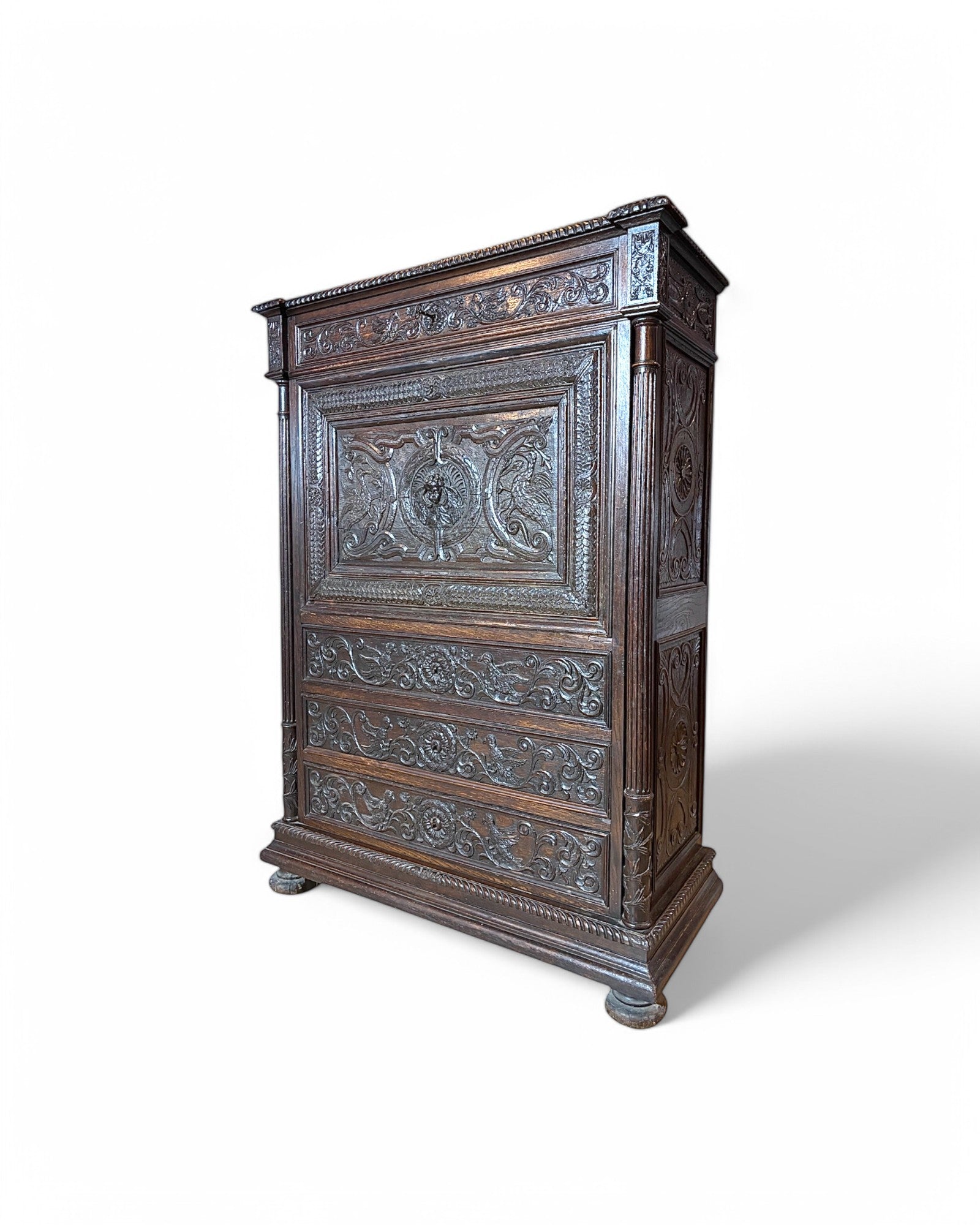 French Abattant Angel Chest & Writing Desk