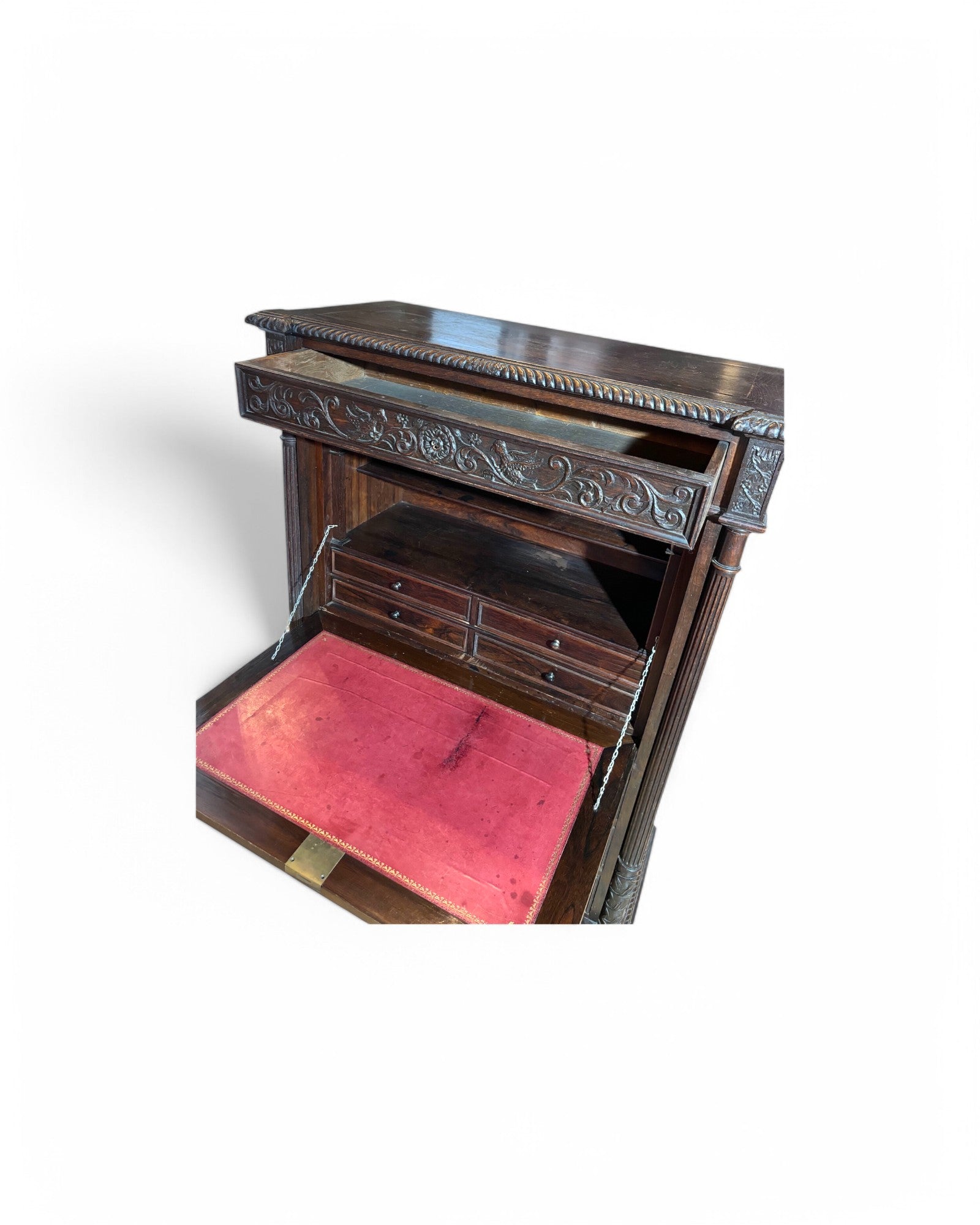 French Abattant Angel Chest & Writing Desk