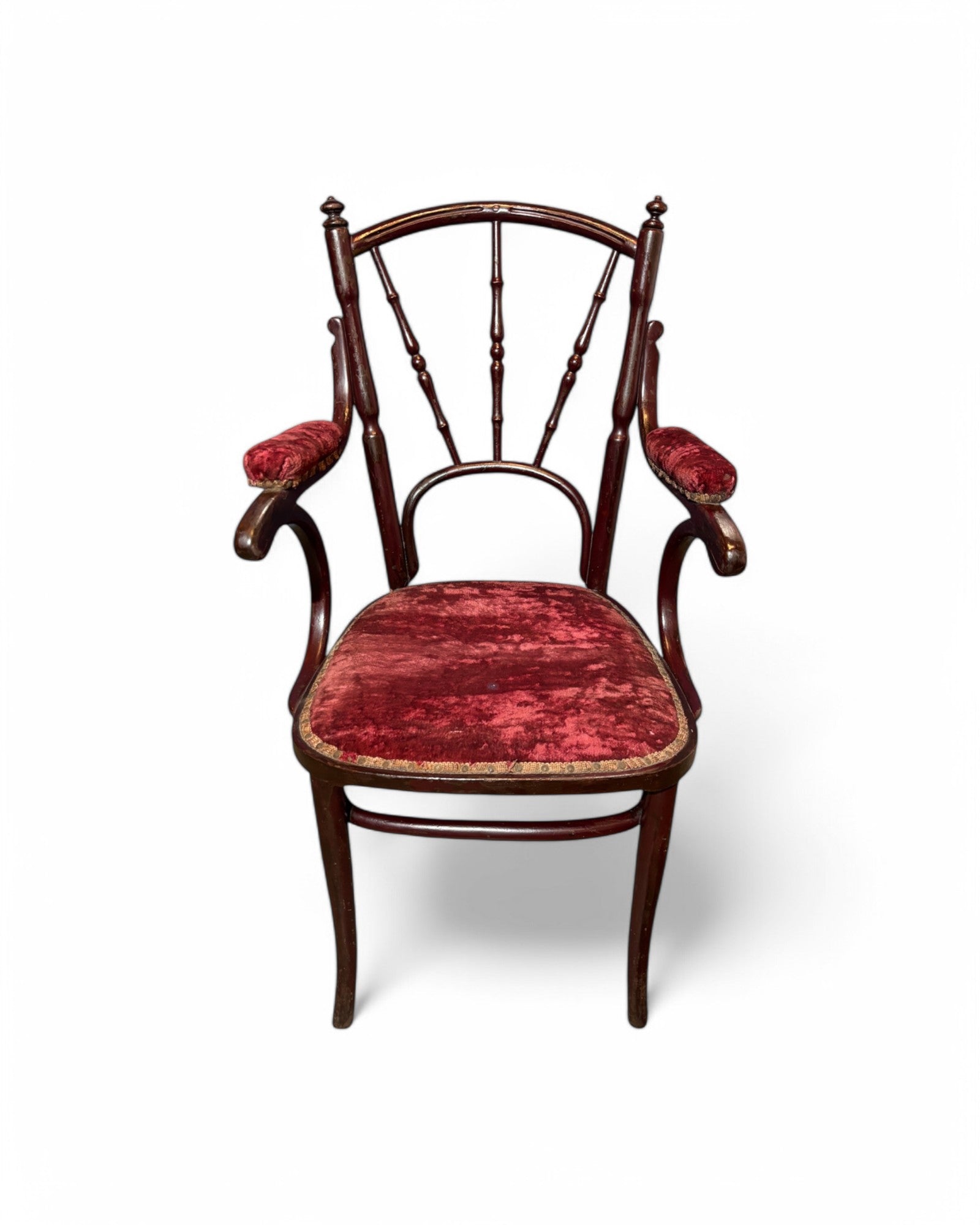 Set of 5 Wooden Ruby Wicker Indo Chine Sofa