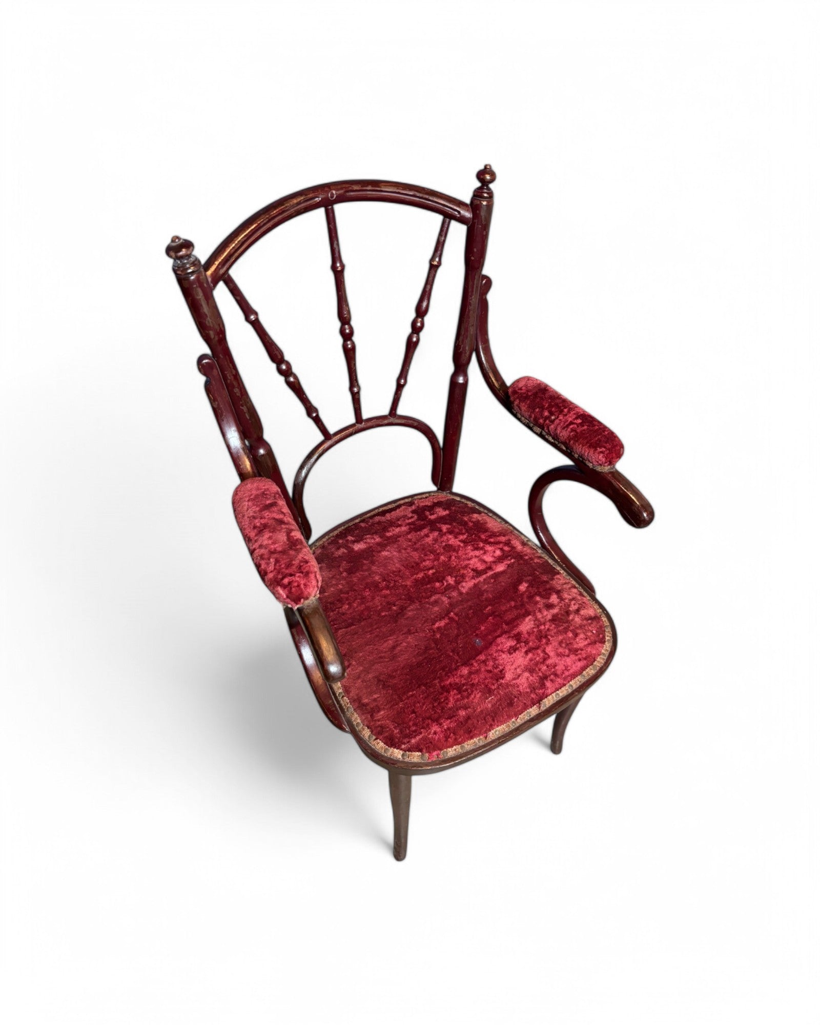 Set of 5 Wooden Ruby Wicker Indo Chine Sofa