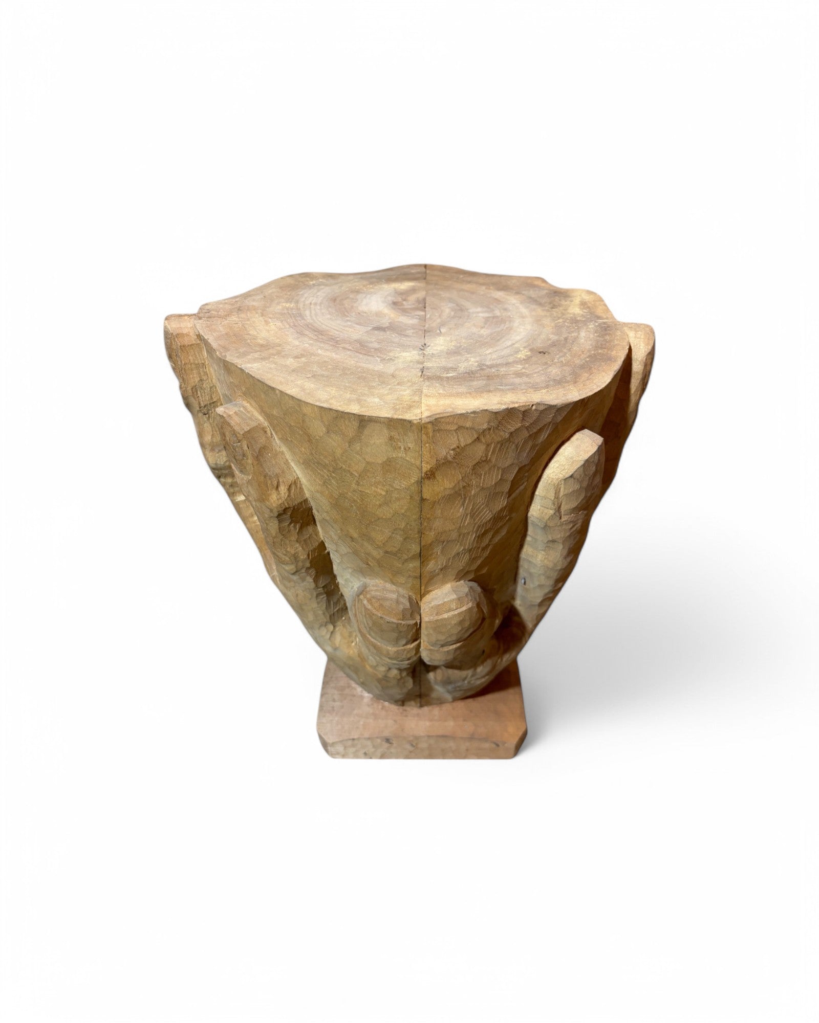 Handmaiden Indonesian Light Wood Hand Stool