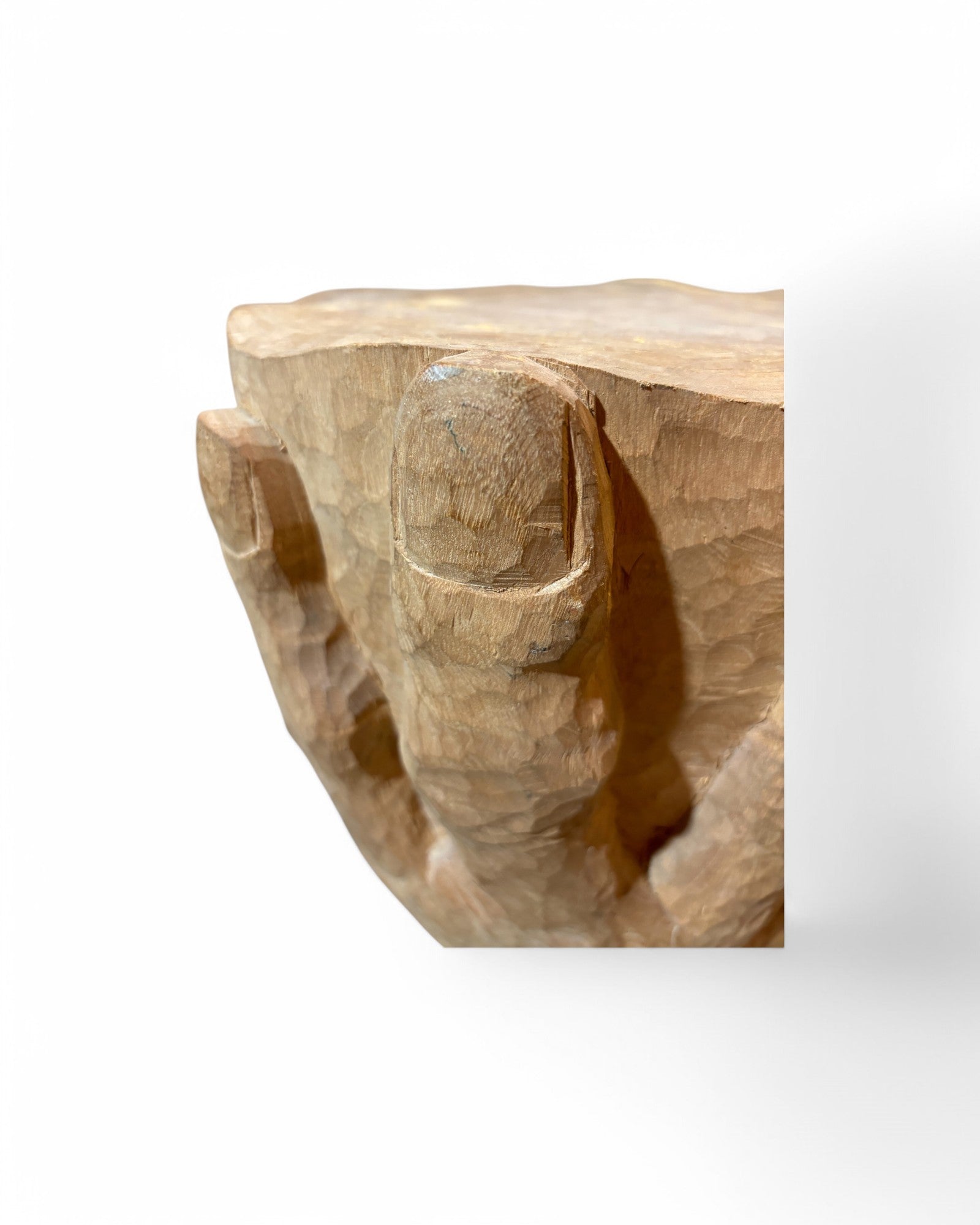 Handmaiden Indonesian Light Wood Hand Stool