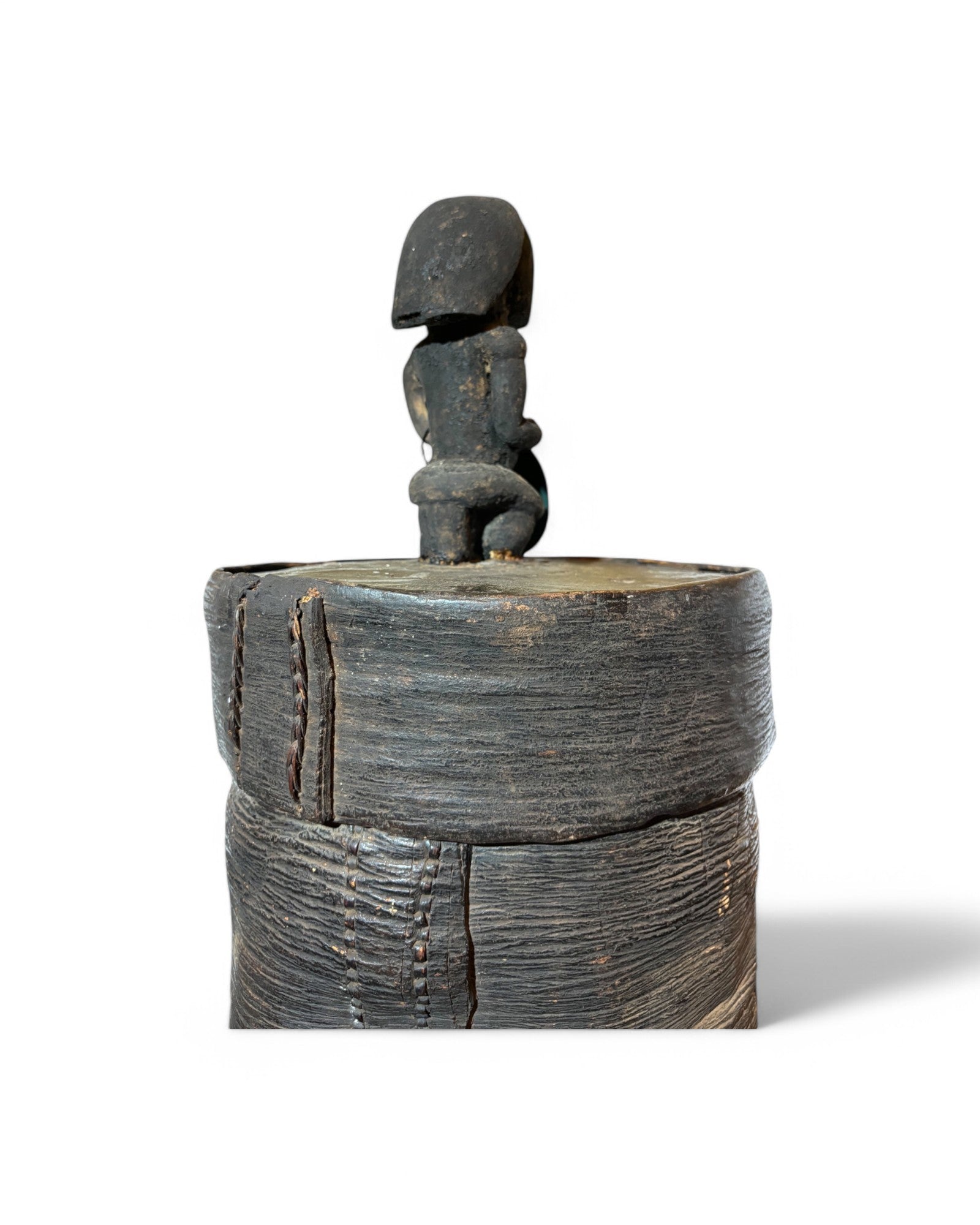 Batak Sumatra Art Wood Basket or Bin