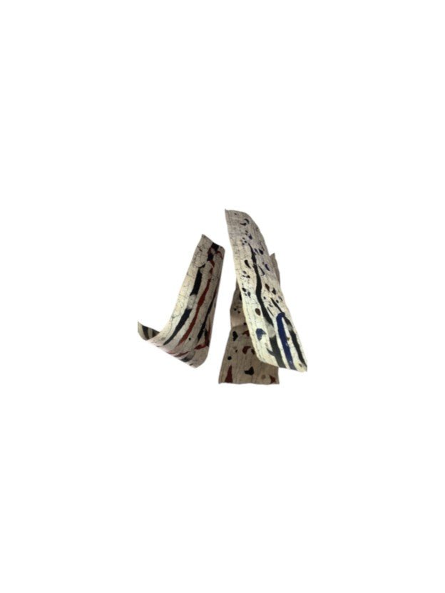 Nebula Abstract Ink Scroll on Washi Paper - by Shigeno Sawada Set of 3 - Surround Living - 1