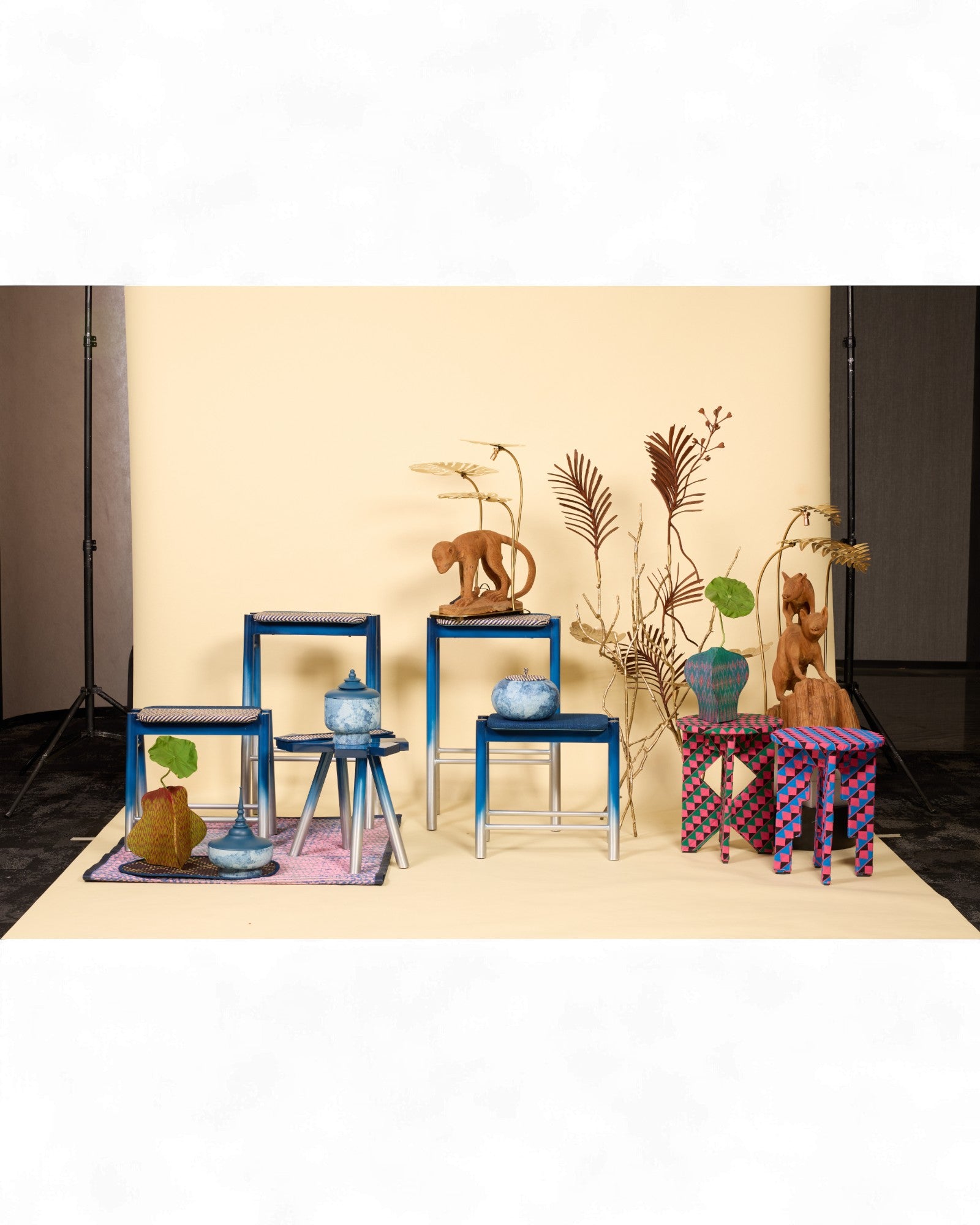 SUMPHAT - Indigo flow (side table)