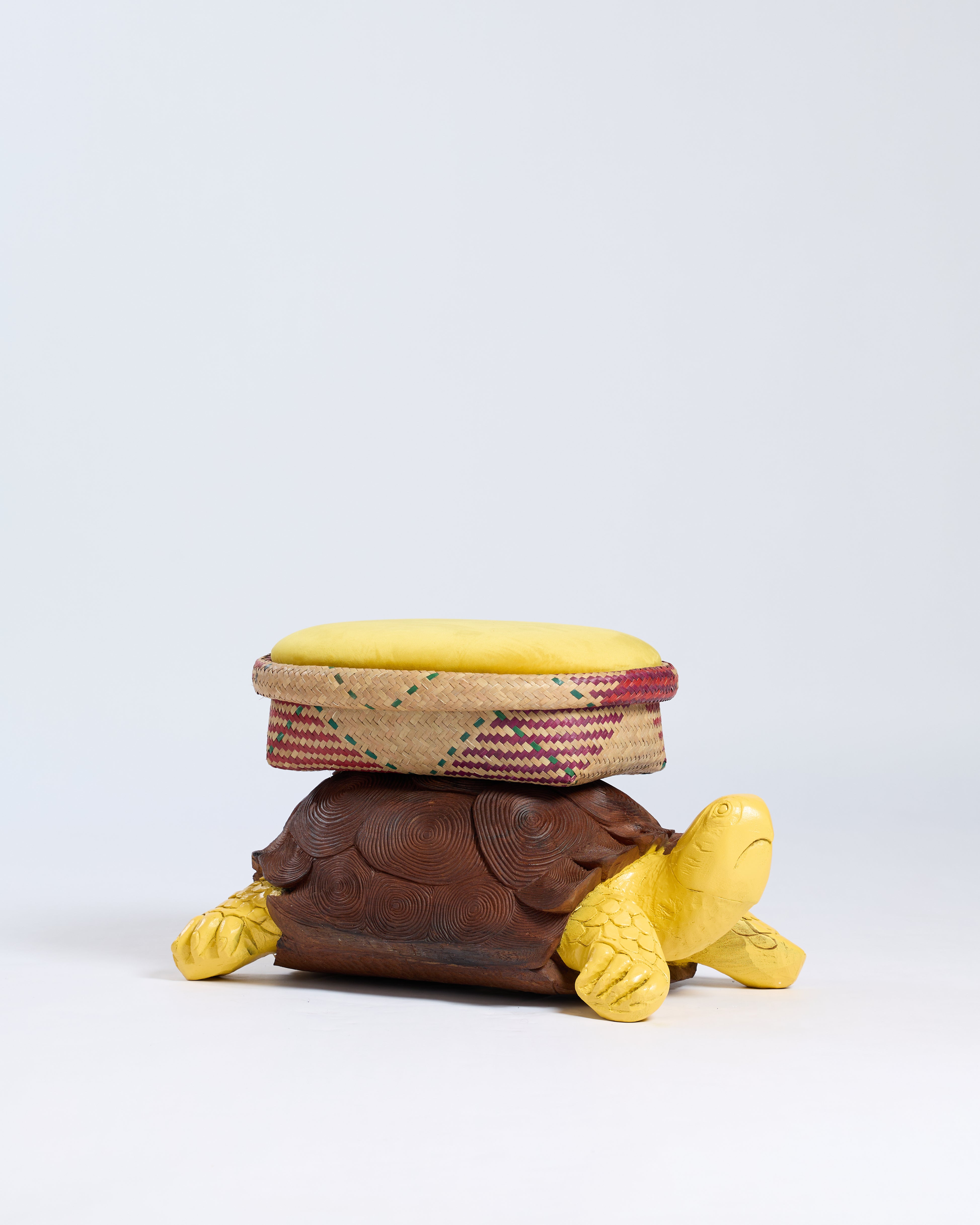 MASAYA - Turte Tote Basket Yellow