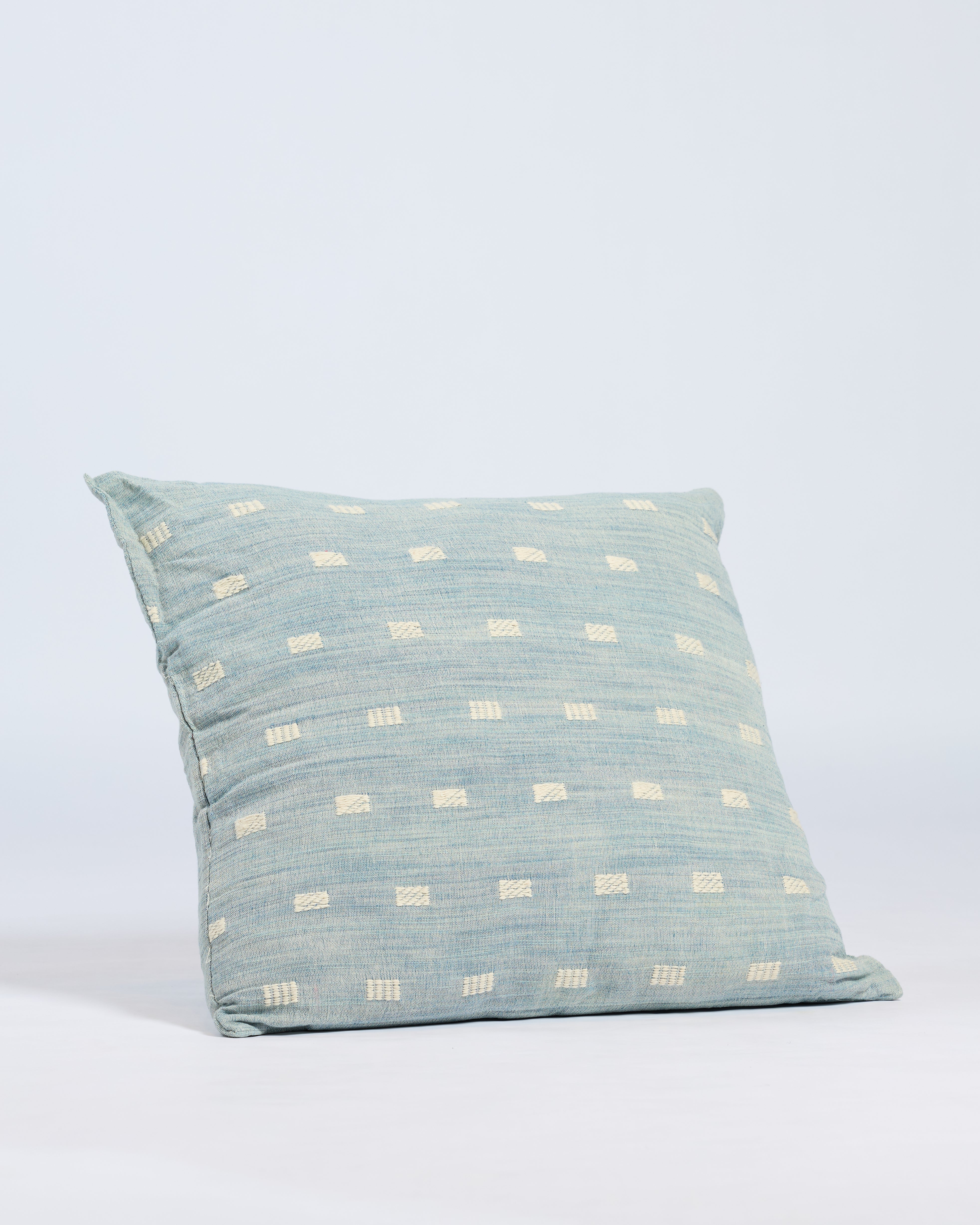 LIZU — Recycled Cotton Cushion (Kram-Dyed) 60 x 60cm