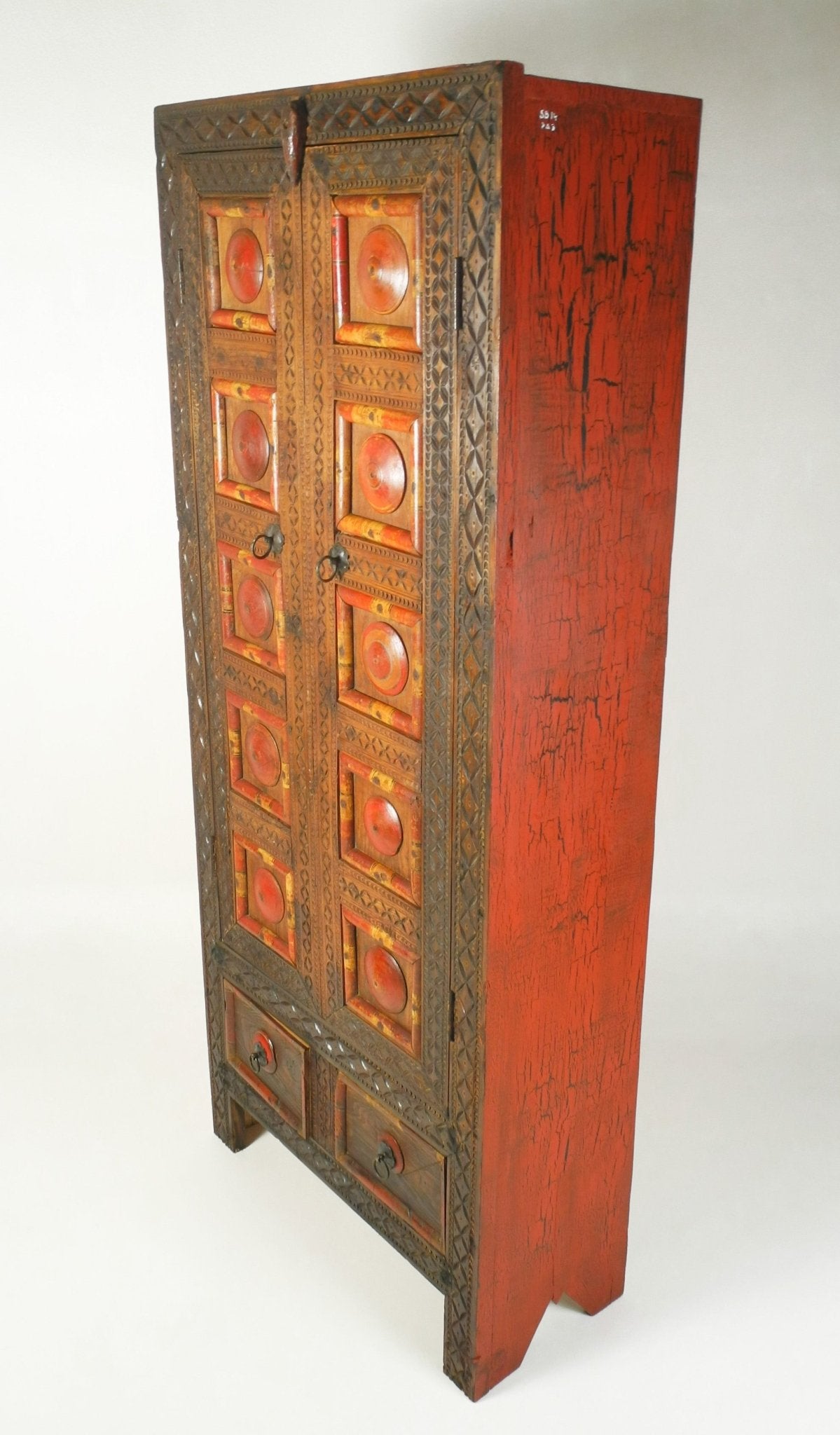 Antique Punjab Cypress Cupboard - Surround Living - 6