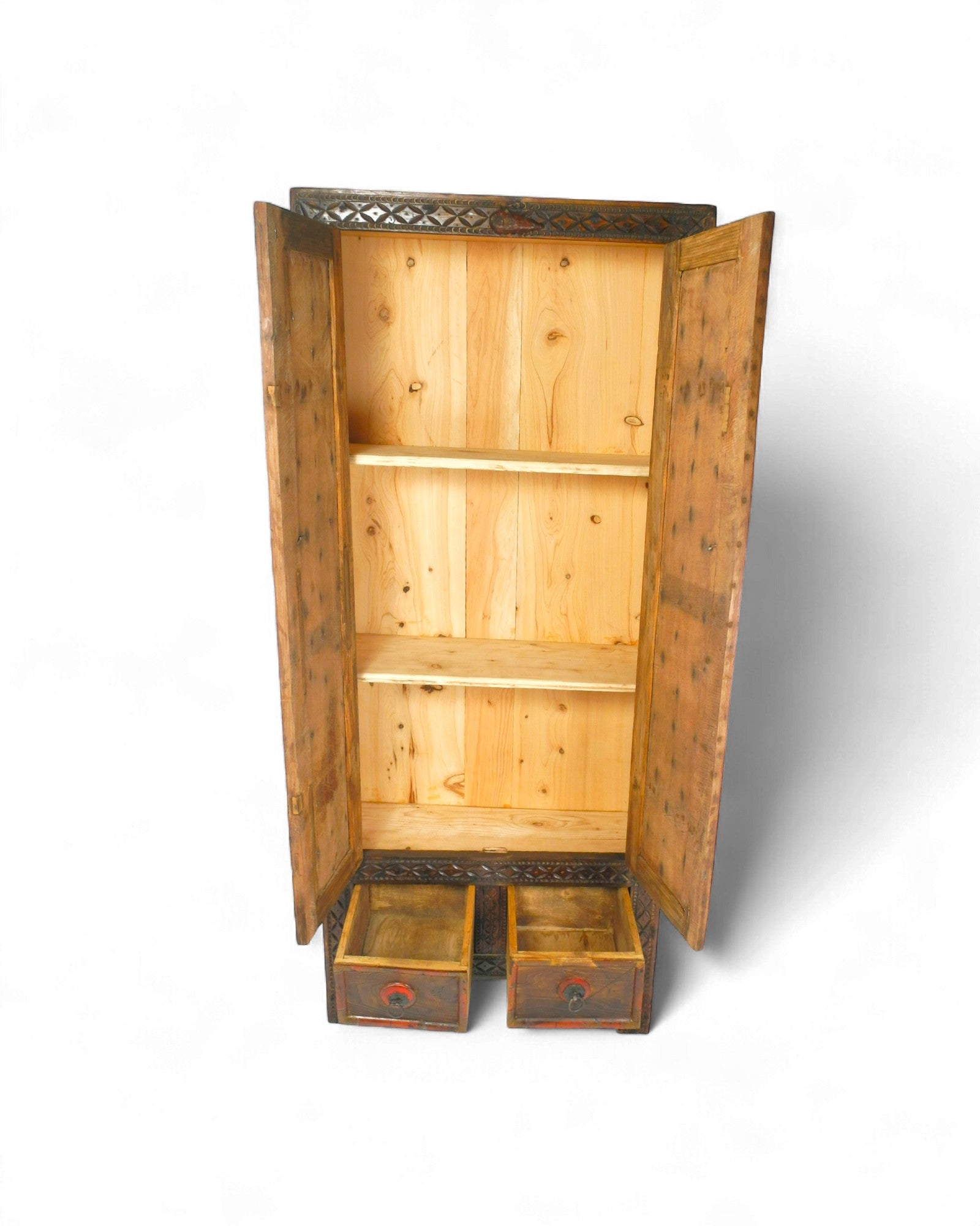 Antique Punjab Cypress Cupboard - Surround Living - 4