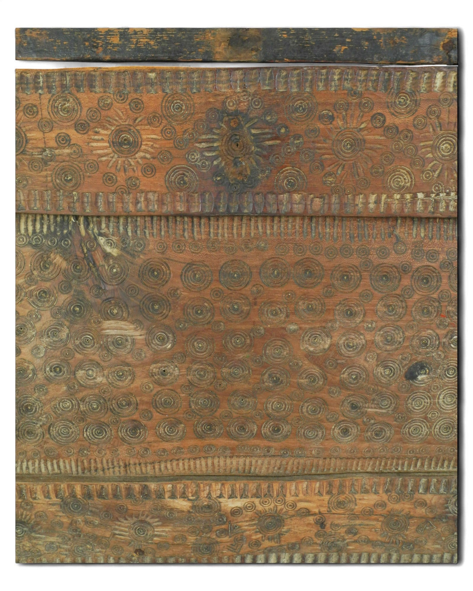 Antique Buner Valley Cedar Chest with Metal Studwork