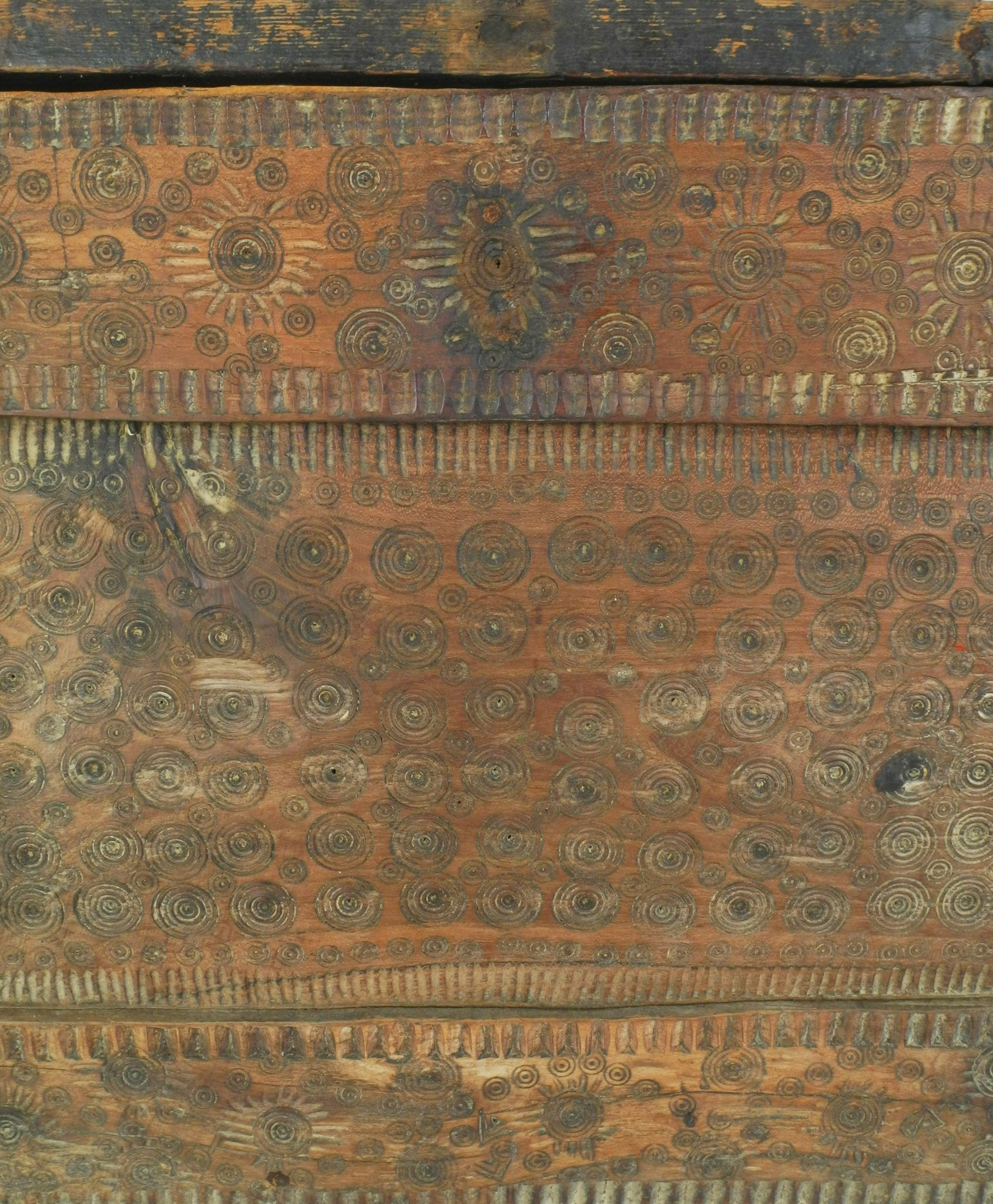 Antique Buner Valley Cedar Chest with Metal Studwork - Surround Living - 7