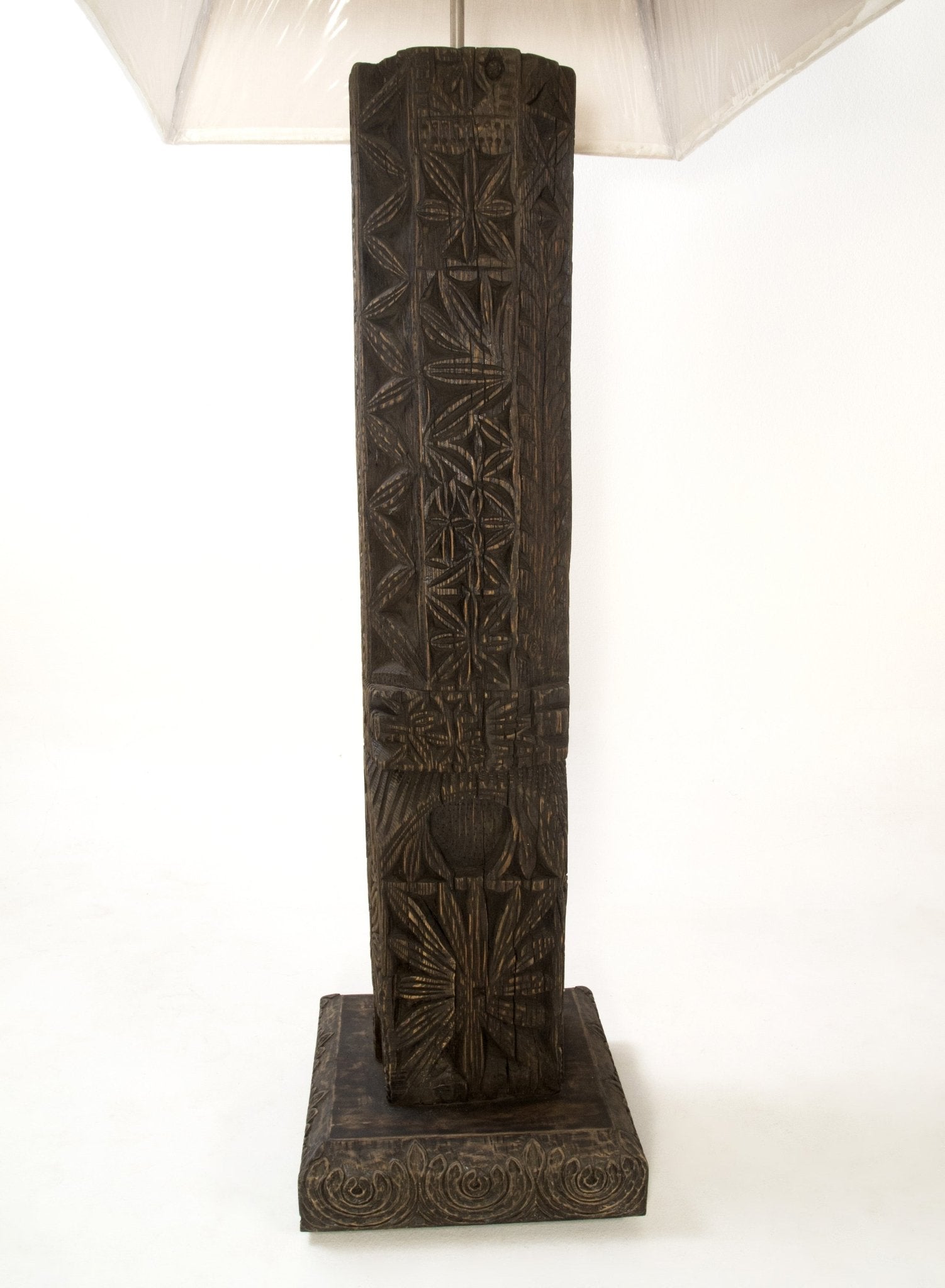Swat Valley Carved House - Post Floor Lamp - Surround Living - 7
