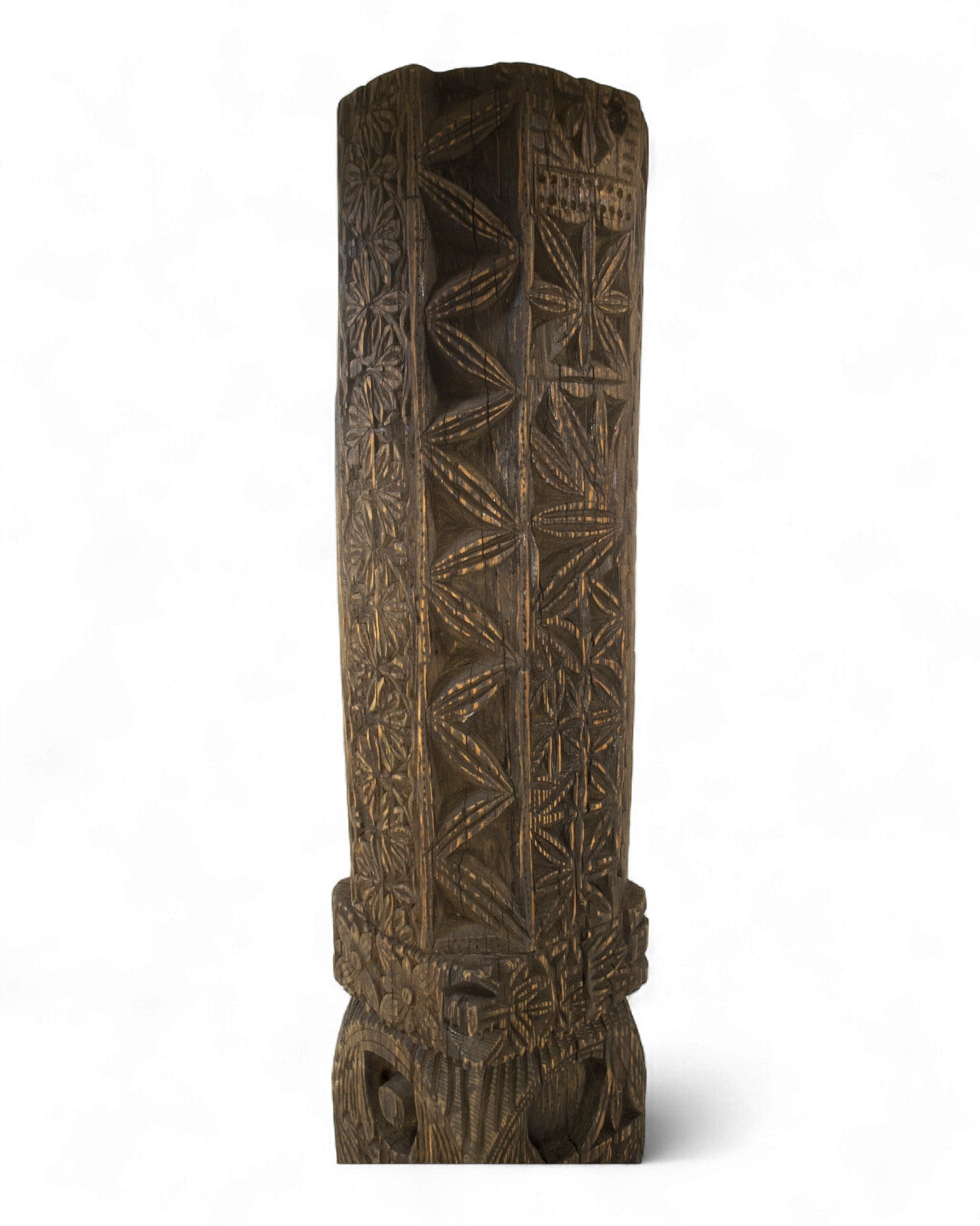 Swat Valley Carved House - Post Floor Lamp - Surround Living - 5